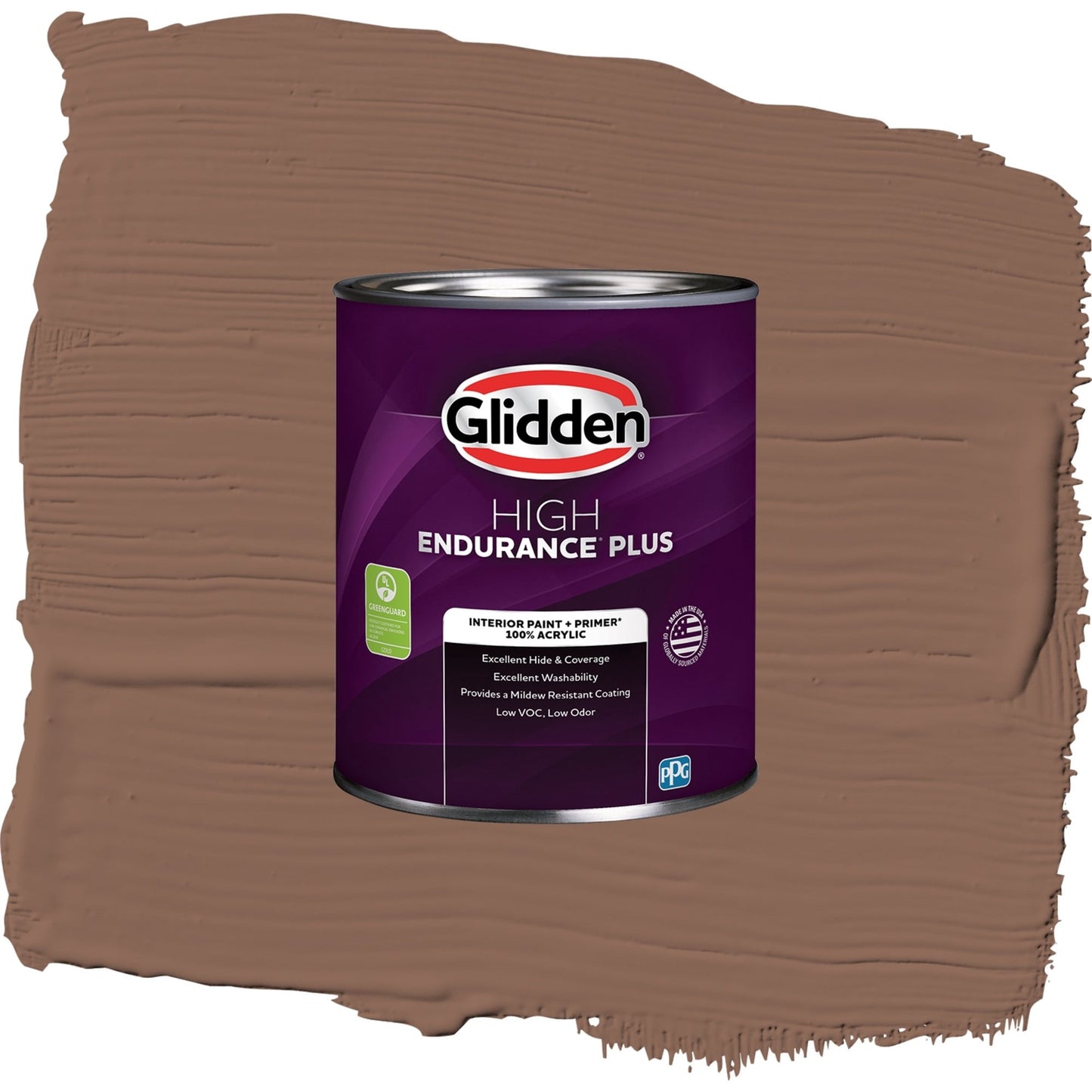 Glidden HEP Suede Leather / Beige, Eggshell Interior Paint with Primer, 1 Quart