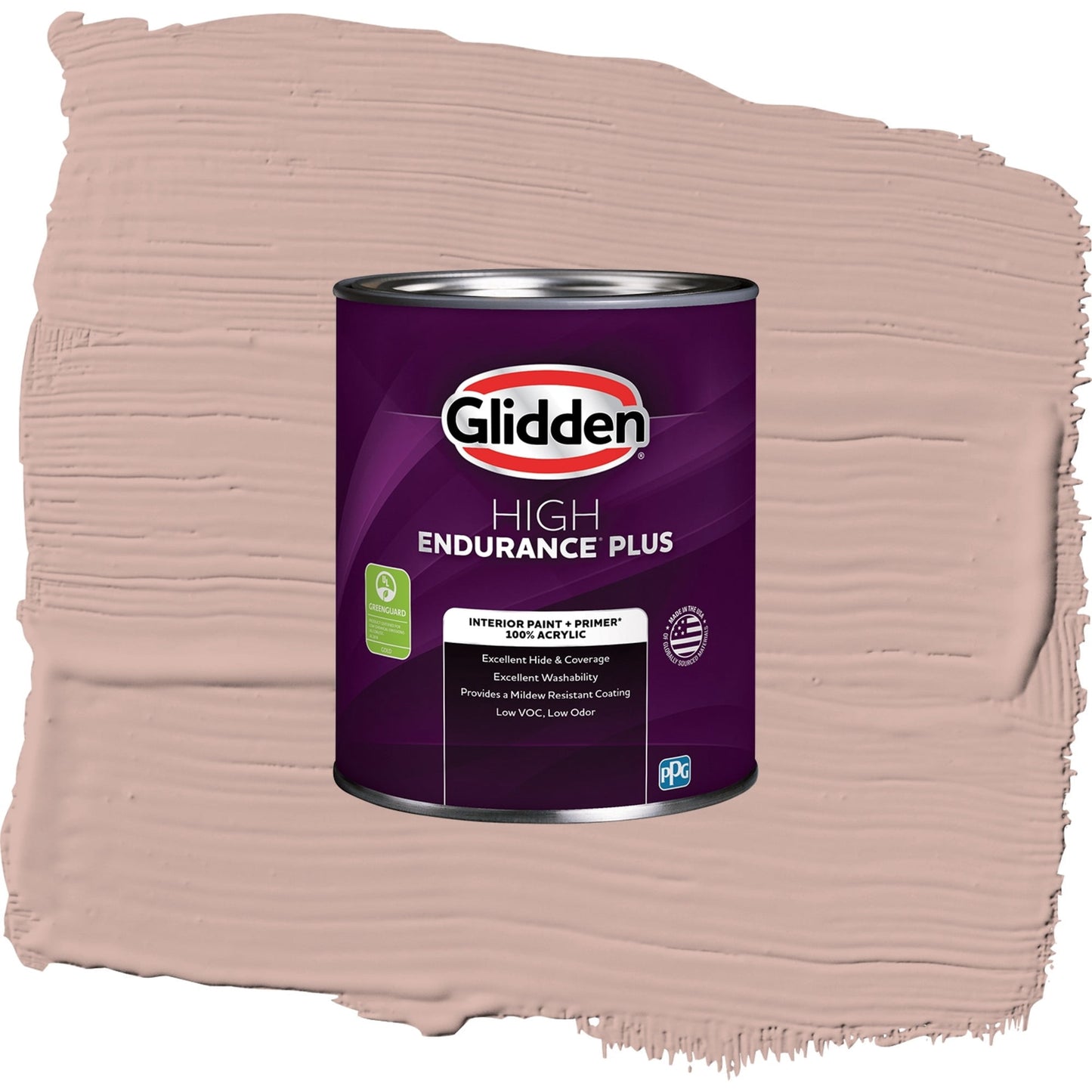 Glidden HEP Velveteen Crush / Pink, Eggshell Interior Paint with Primer, 1 Quart