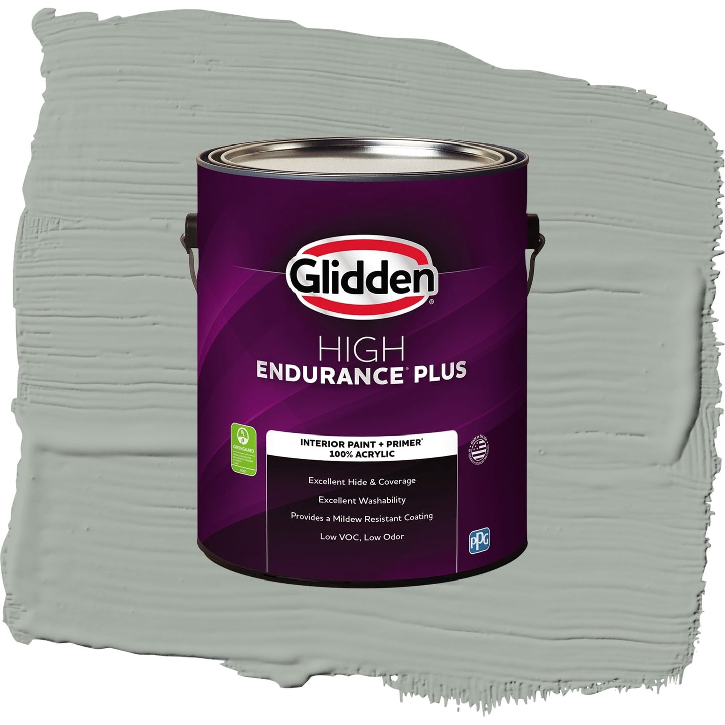 Glidden HEP Light Drizzle Interior Paint + Primer Semi Gloss , 1 Gallon