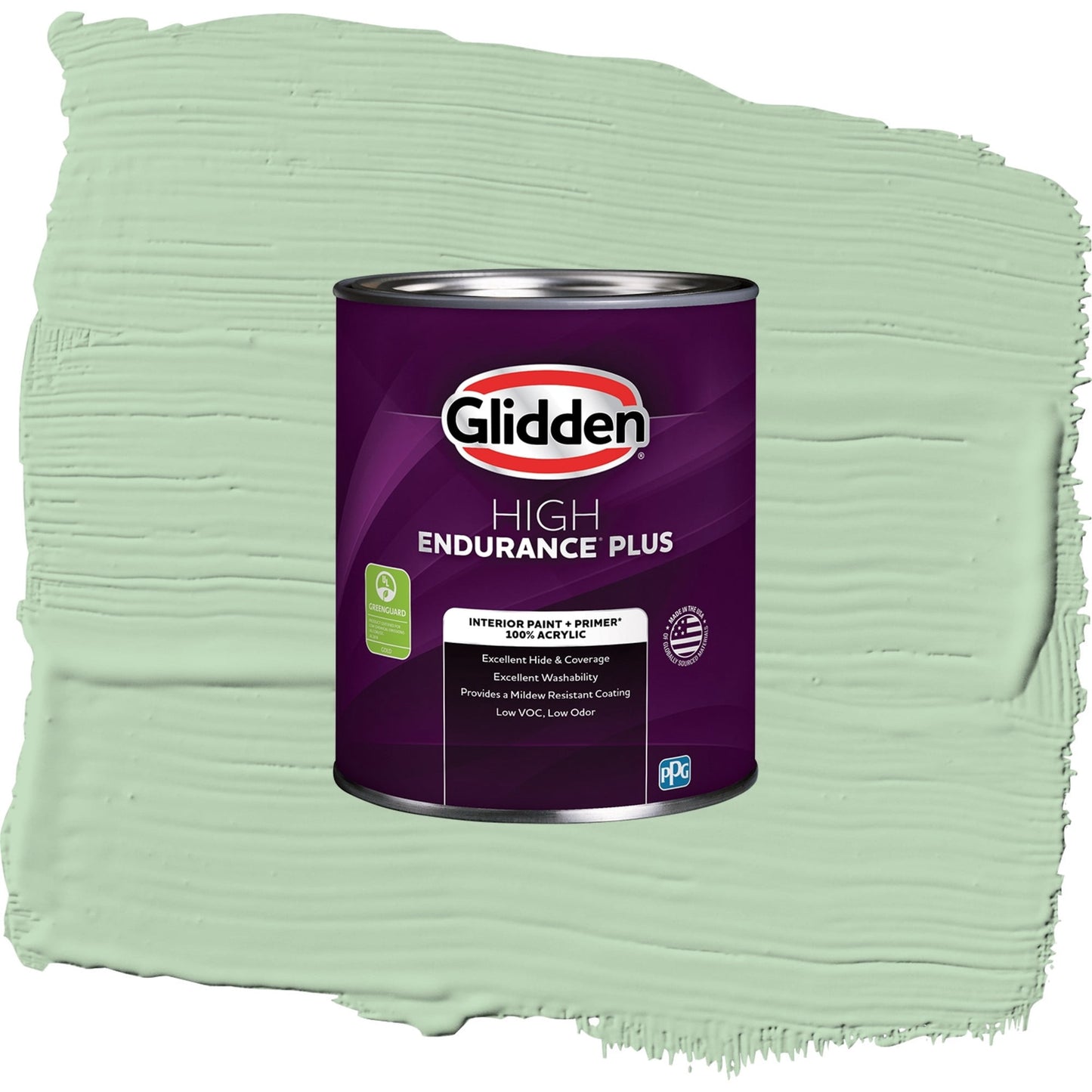 Glidden HEP Lime Taffy Interior Paint + Primer Eggshell , 1 Quart