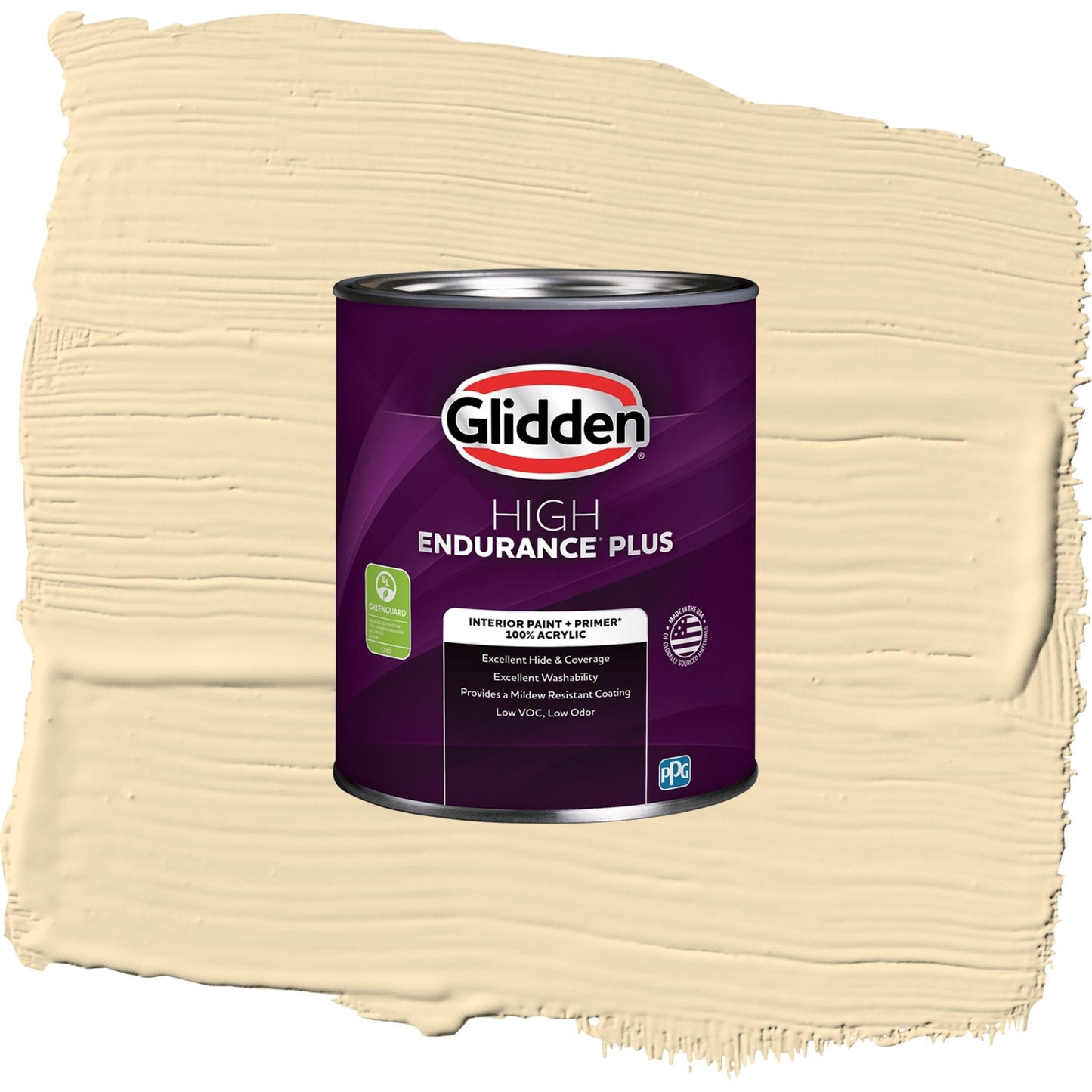 Glidden HEP Limitless / Yellow, Eggshell Interior Paint with Primer, 1 Quart