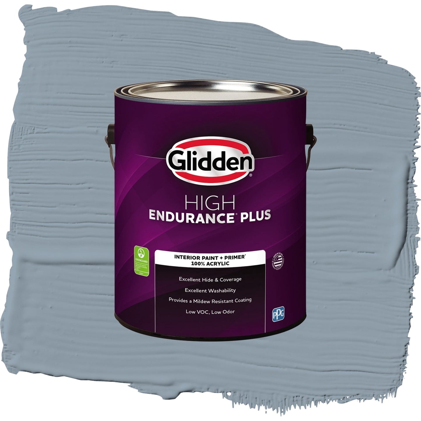 Glidden HEP Lost At Sea Interior Paint + Primer Flat , 1 Gallon