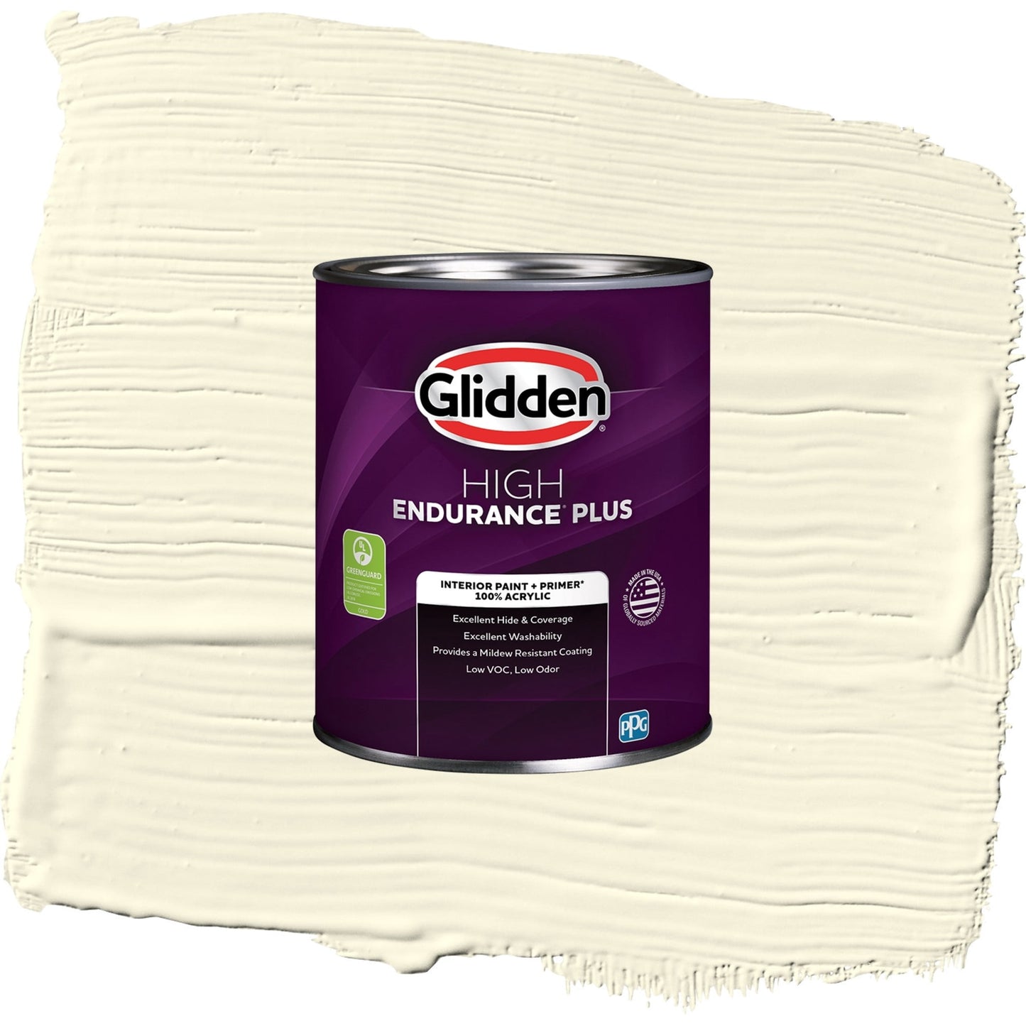 Glidden HEP Lotus Flower / Yellow, Eggshell Interior Paint with Primer, 1 Quart