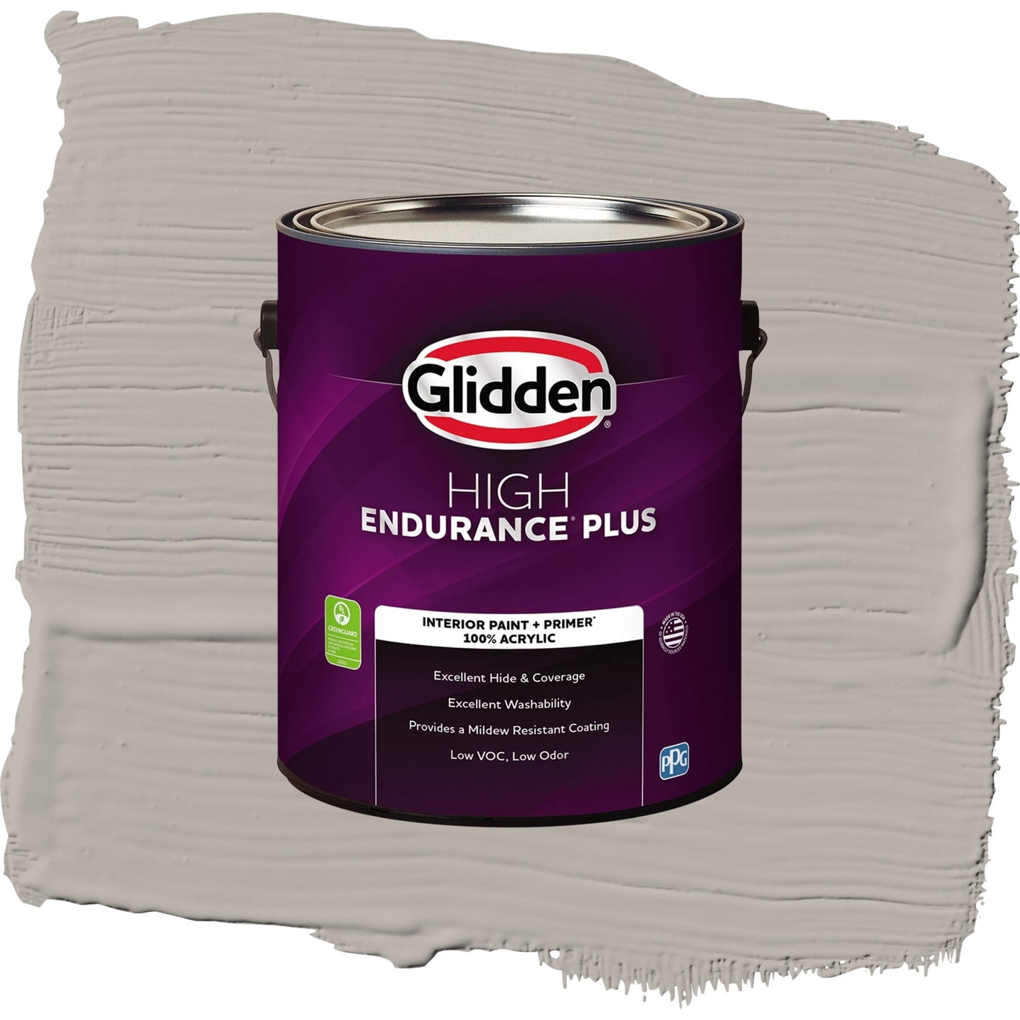 Glidden HEP Mercurial Interior Paint + Primer Flat , 1 Gallon
