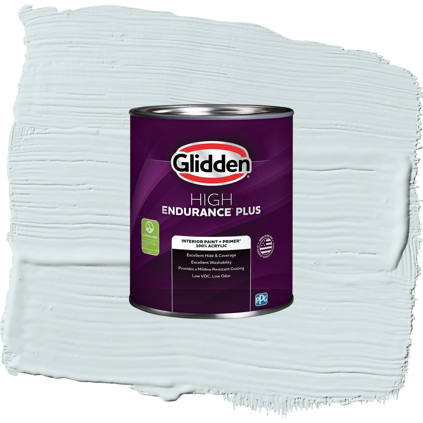 Glidden HEP Pristine Petal Interior Paint + Primer Eggshell , 1 Quart