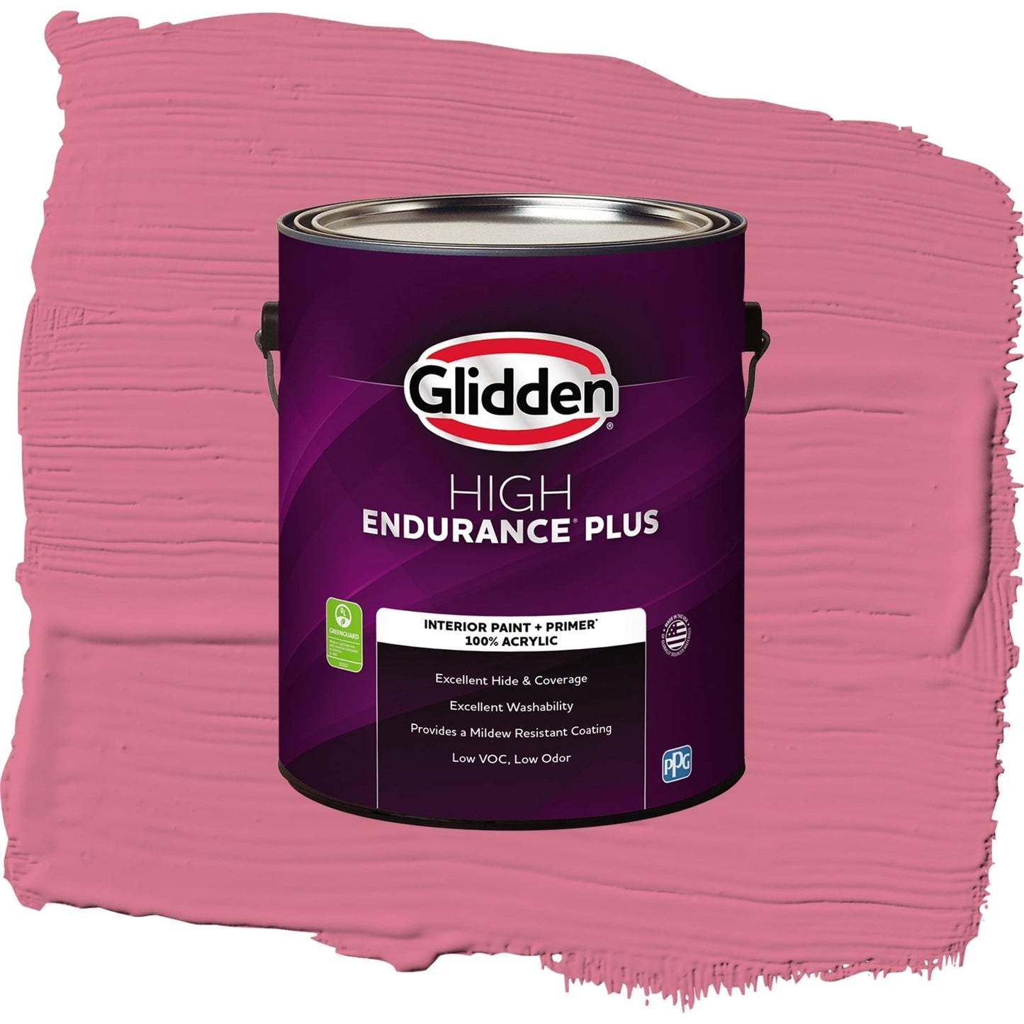 Glidden HEP Razzberries Interior Paint + Primer Eggshell , 1 Gallon