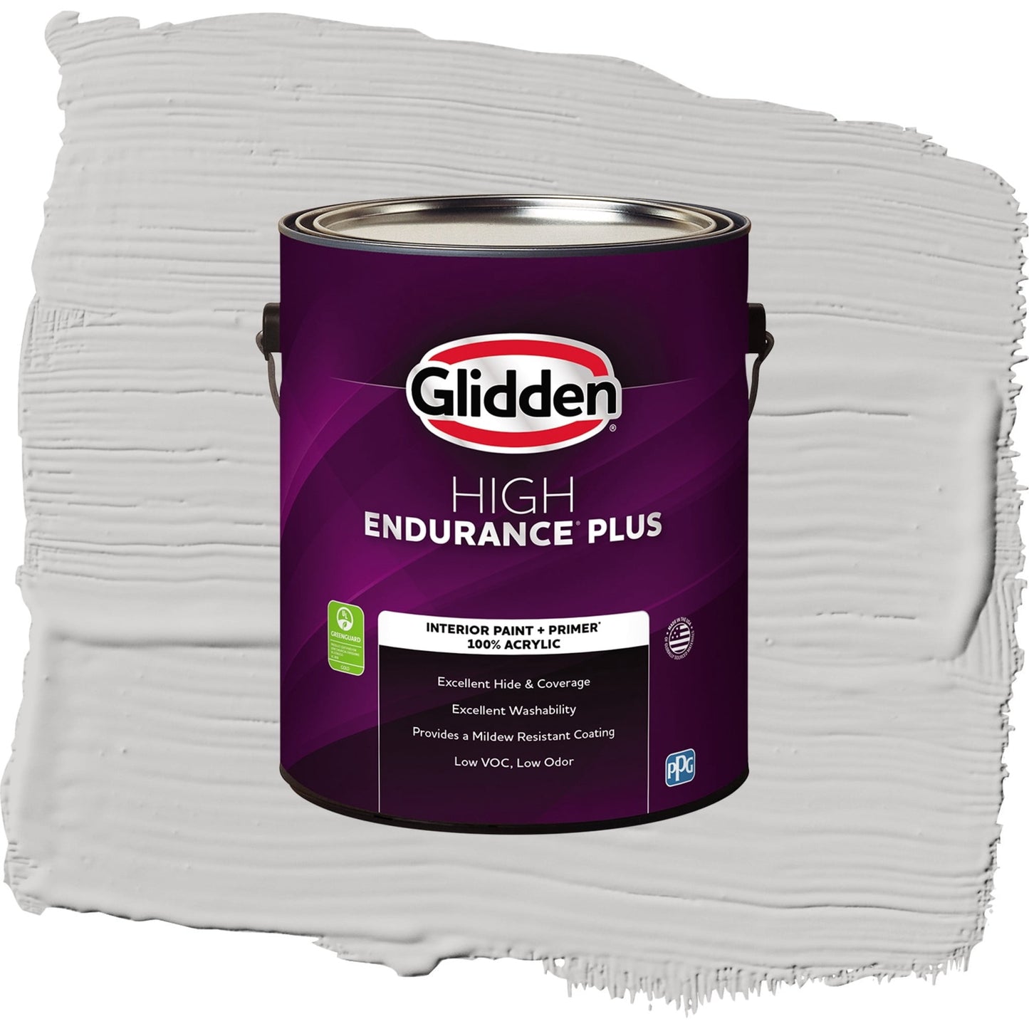 Glidden HEP Steely Gaze Interior Paint + Primer Semi Gloss , 1 Gallon