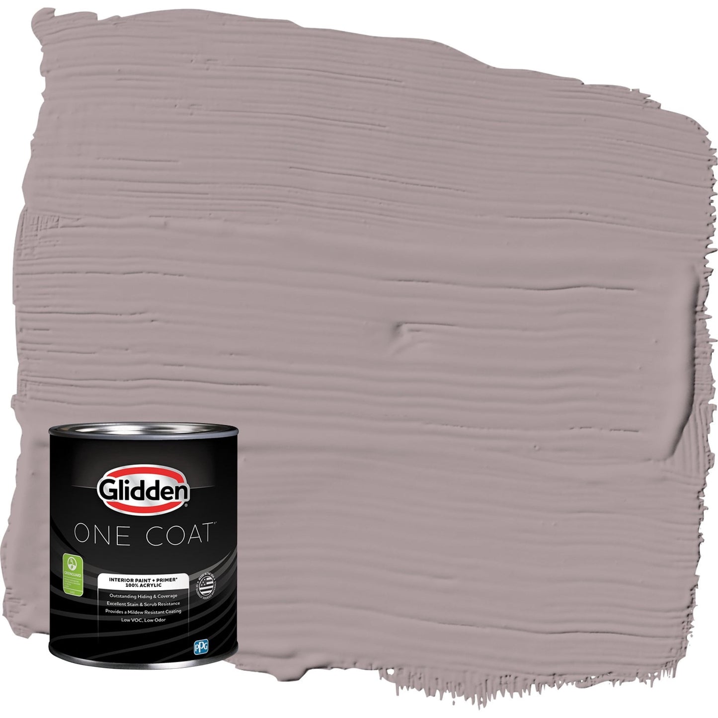 Glidden One Coat Interior Paint and Primer, Coffee Custard / Purple, 1 Quart, Eggshell
