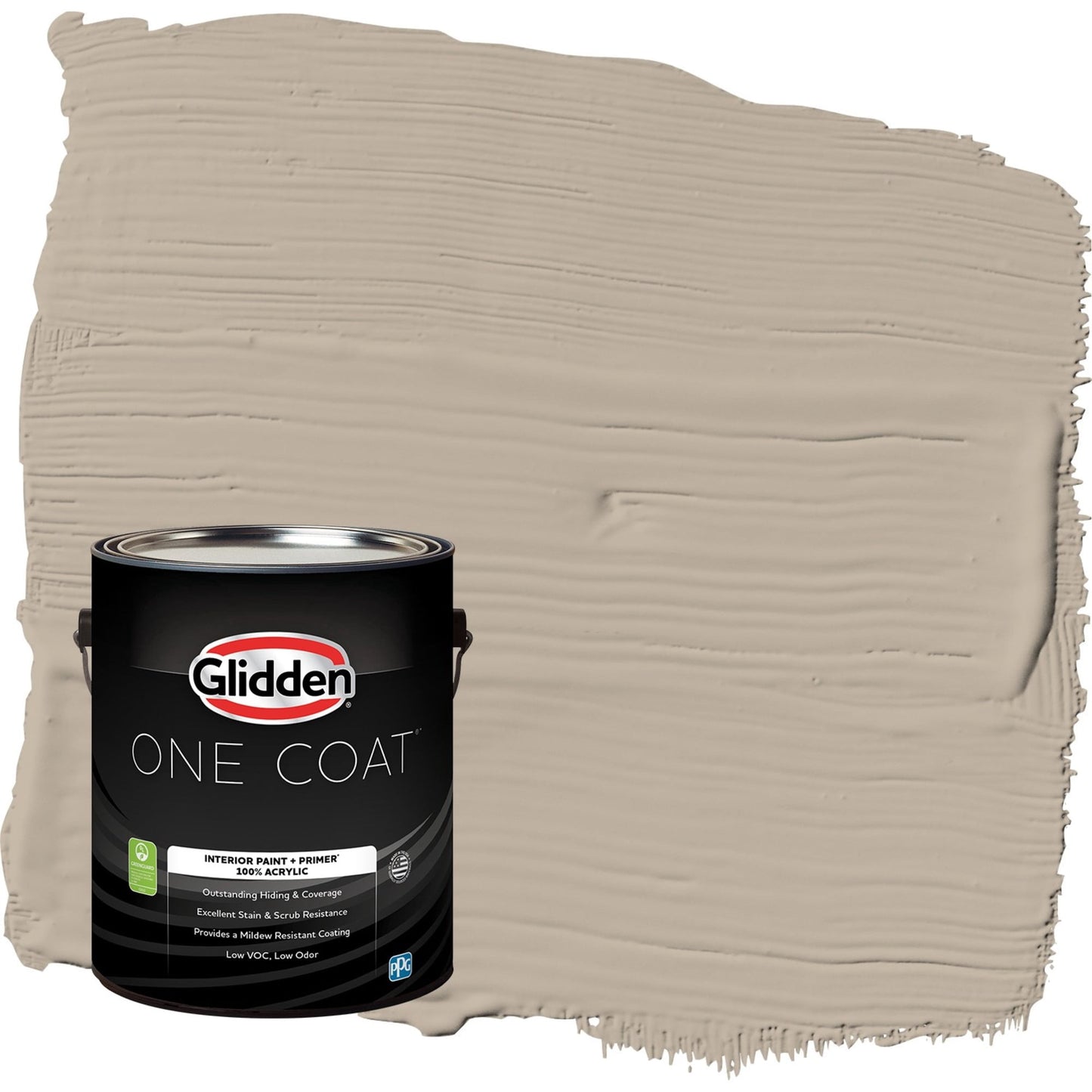 Glidden One Coat Discover / Beige Eggshell Interior Paint with Primer, 1 Gallon