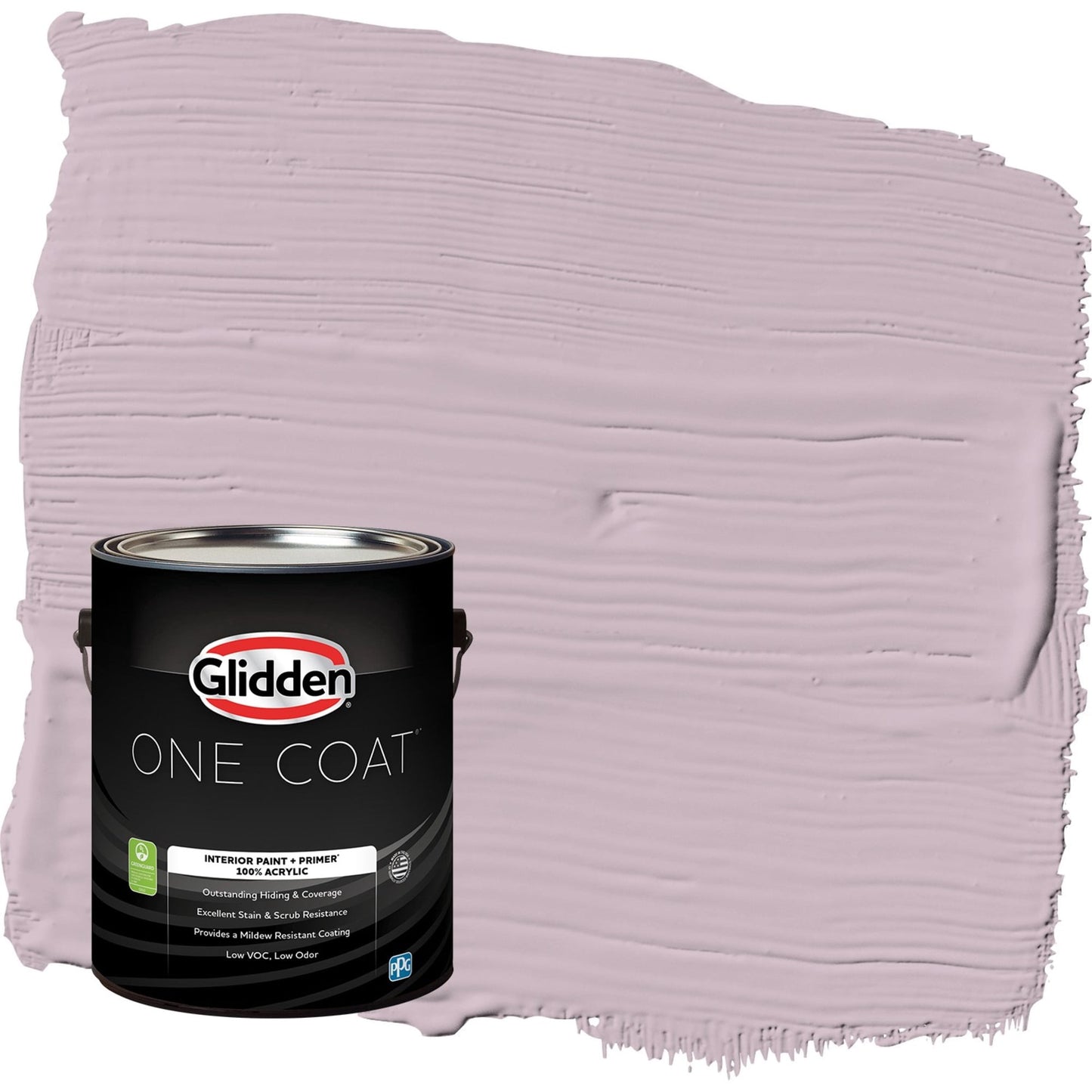 Glidden One Coat High Society / Purple Eggshell Interior Paint with Primer, 1 Gallon