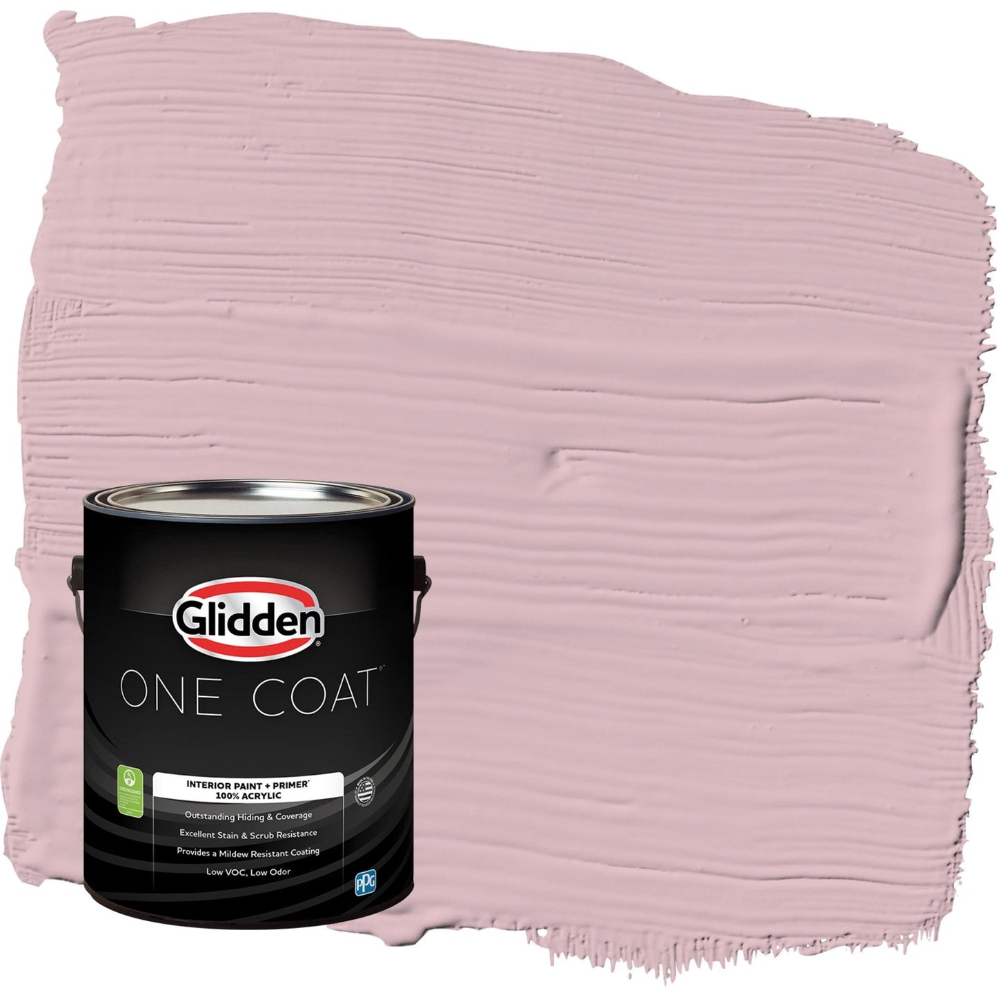 Glidden One Coat Nostalgia / Purple Eggshell Interior Paint with Primer, 1 Gallon