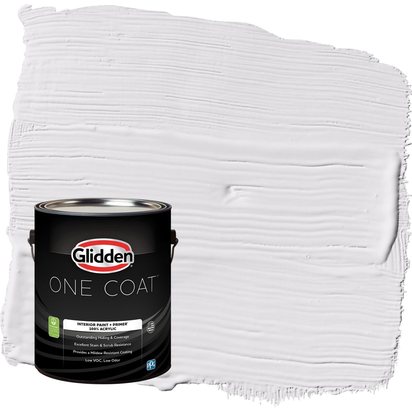 Glidden One Coat Orchid Blossom / Purple Flat Interior Paint with Primer, 1 Gallon