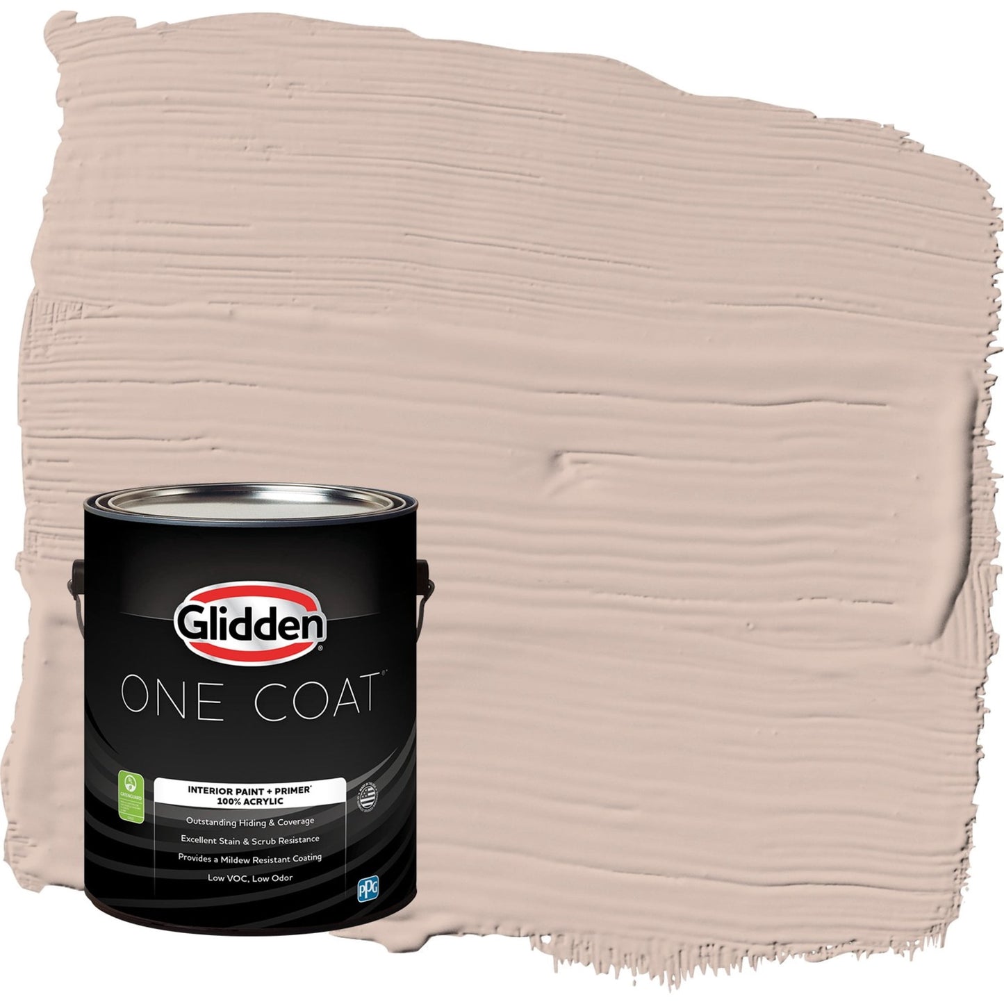 Glidden One Coat Wild Rice / Orange Flat Interior Paint with Primer, 1 Gallon