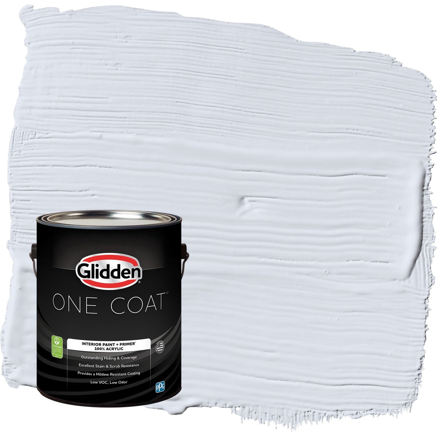 Glidden One Coat Irradiant Iris / Purple Eggshell Interior Paint with Primer, 1 Gallon