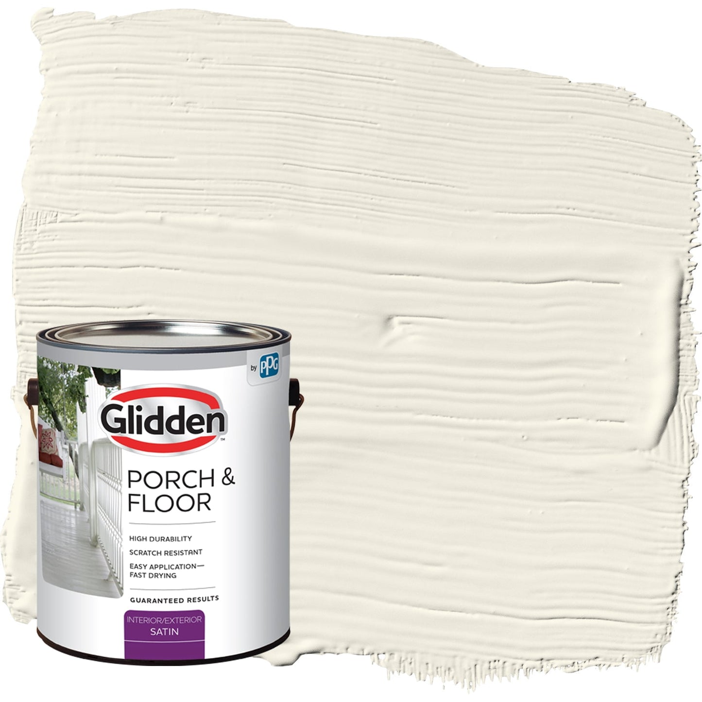Glidden Porch & Floor 1 gal. Horseradish Satin Interior/Exterior Paint with Primer
