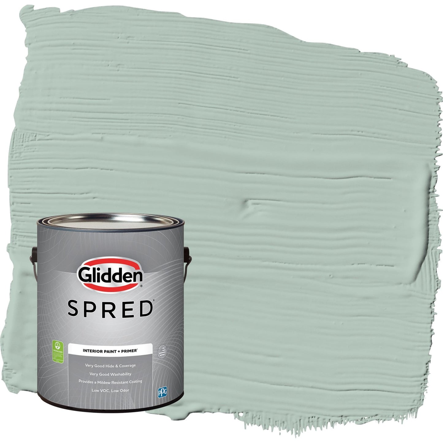 Glidden Spred Aquamarine Dream / Blue, Semi-Gloss Interior Paint with Primer, 1 Gallon