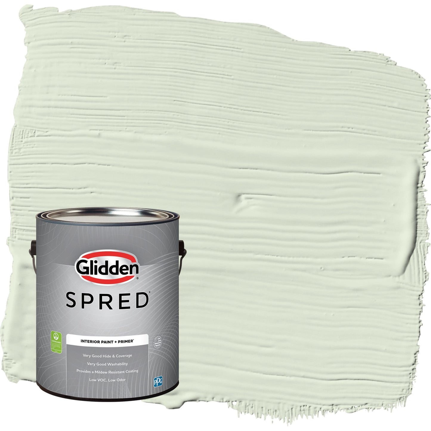 Glidden Spred Lime Spritz / Green, Semi-Gloss Interior Paint with Primer, 1 Gallon