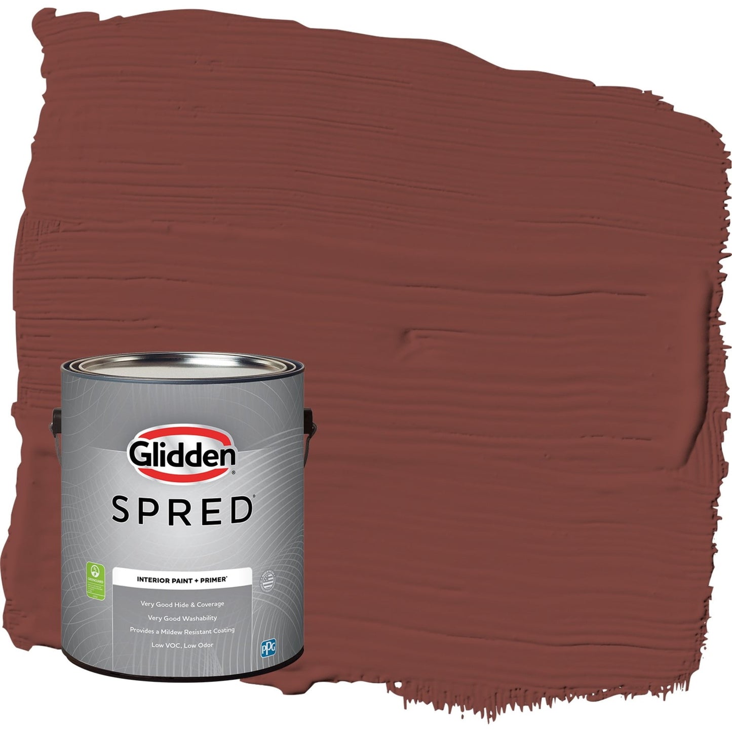 Glidden Spred Sweet Spiceberry / Red, Semi-Gloss Interior Paint with Primer, 1 Gallon