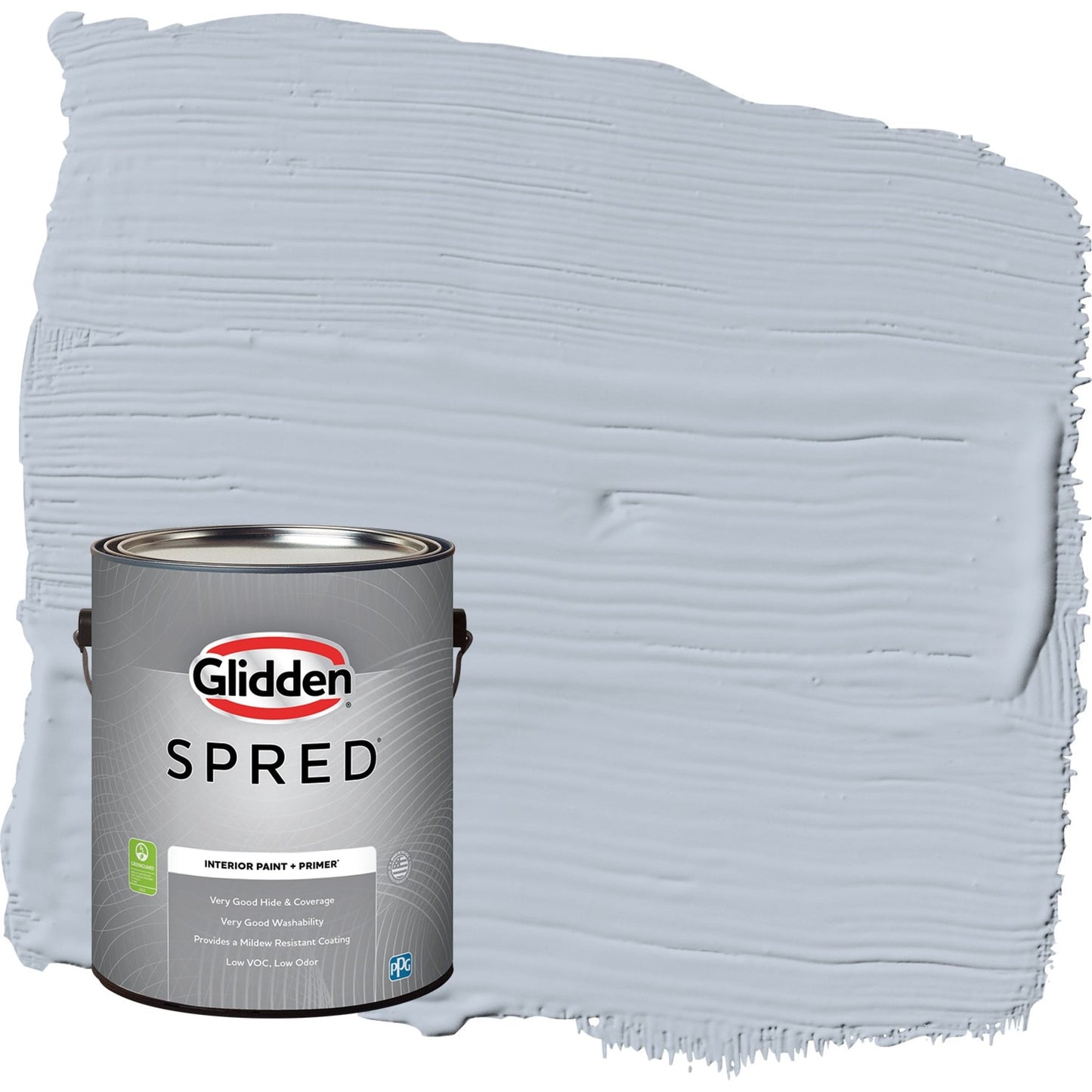 Glidden Spred Blue Dolphin / Blue, Eggshell Interior Paint with Primer, 1 Gallon