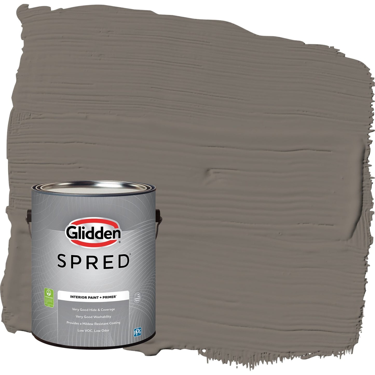 Glidden Spred Deconstruction / Gray, Eggshell Interior Paint with Primer, 1 Gallon