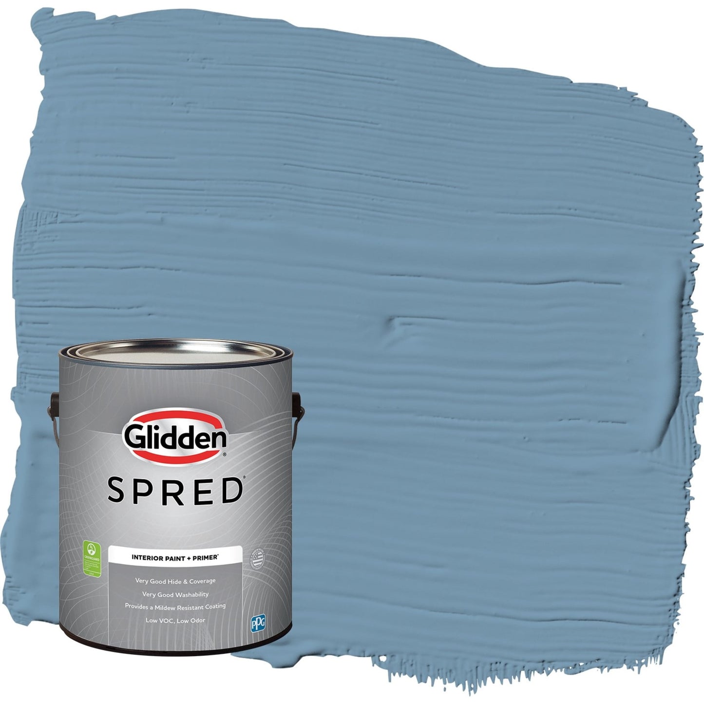Glidden Spred American Anthem / Blue, Eggshell Interior Paint with Primer, 1 Gallon