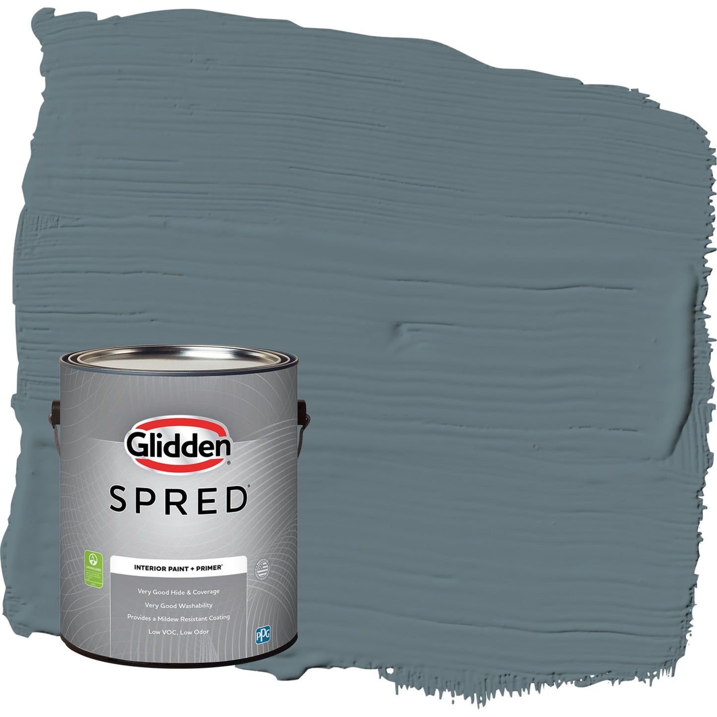 Glidden Spred Night Rendezvous / Blue, Eggshell Interior Paint with Primer, 1 Gallon