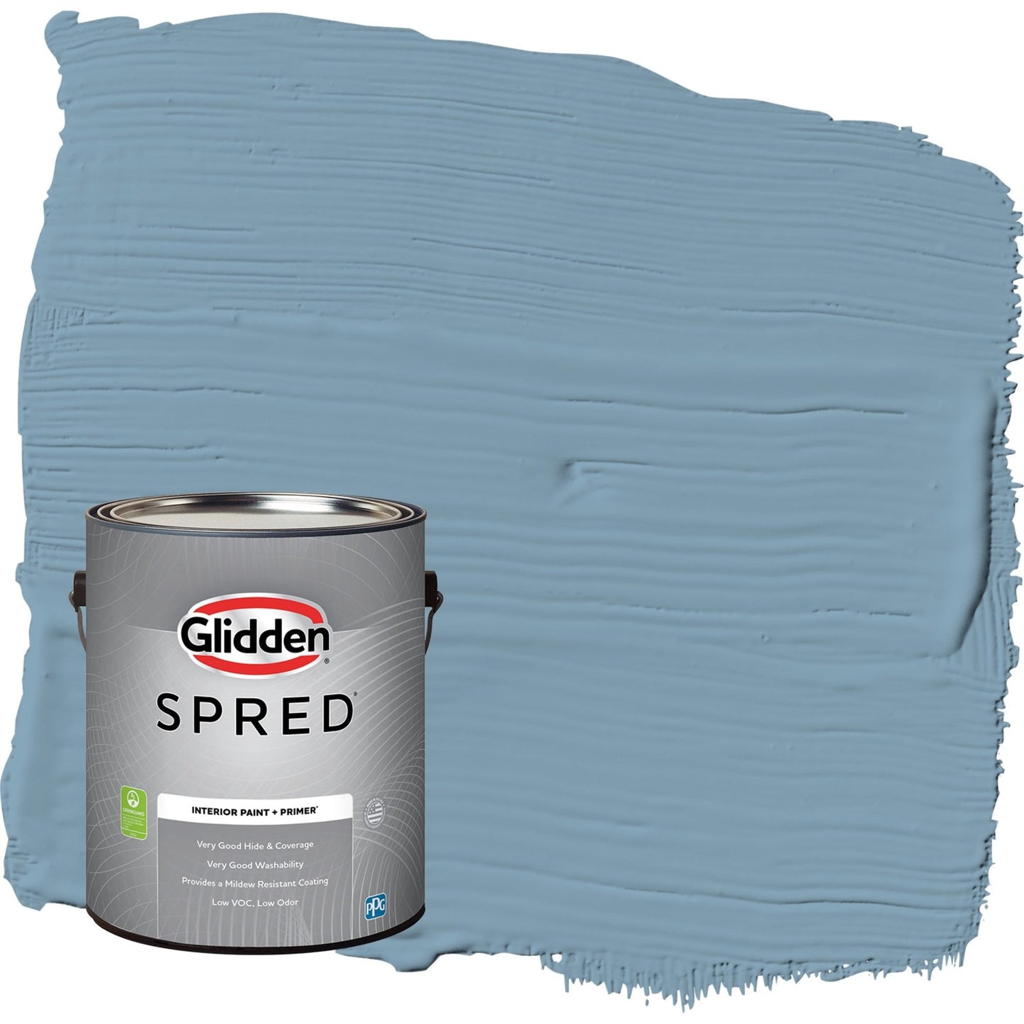 Glidden Spred Americana / Blue, Eggshell Interior Paint with Primer, 1 Gallon