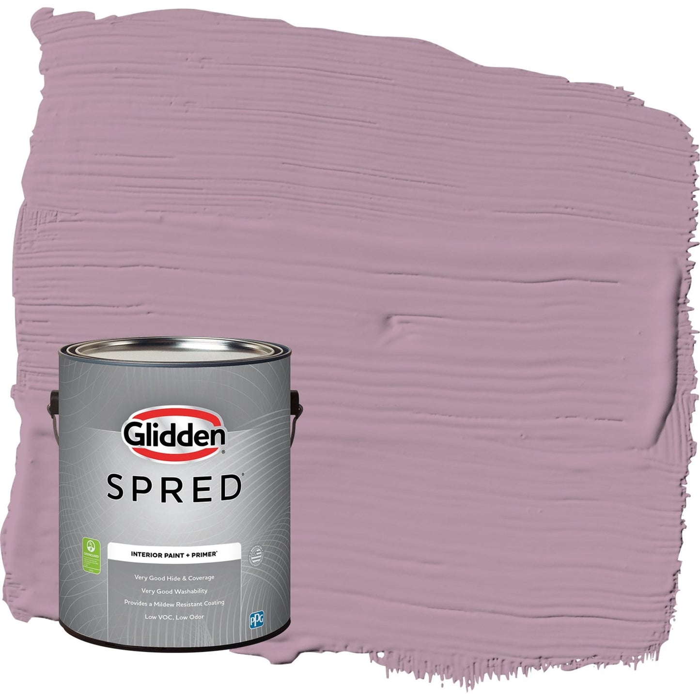 Glidden Spred Ashberry / Purple, Semi-Gloss Interior Paint with Primer, 1 Gallon