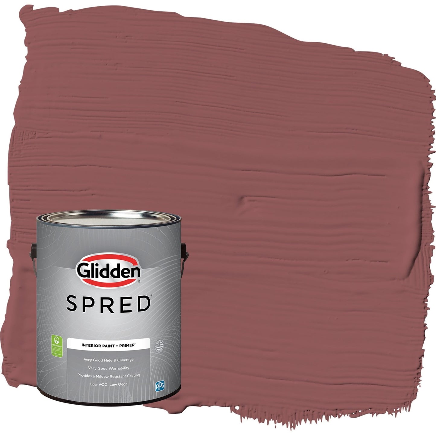 Glidden Spred Barn Door / Red, Eggshell Interior Paint with Primer, 1 Gallon