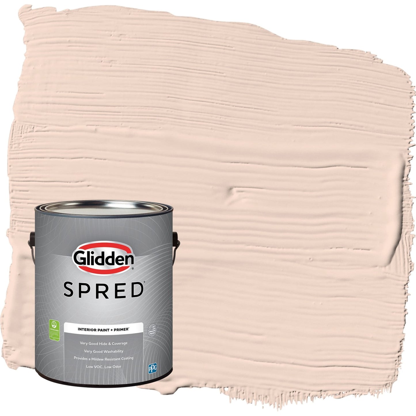Glidden Spred Blush Beige / Orange, Eggshell Interior Paint with Primer, 1 Gallon