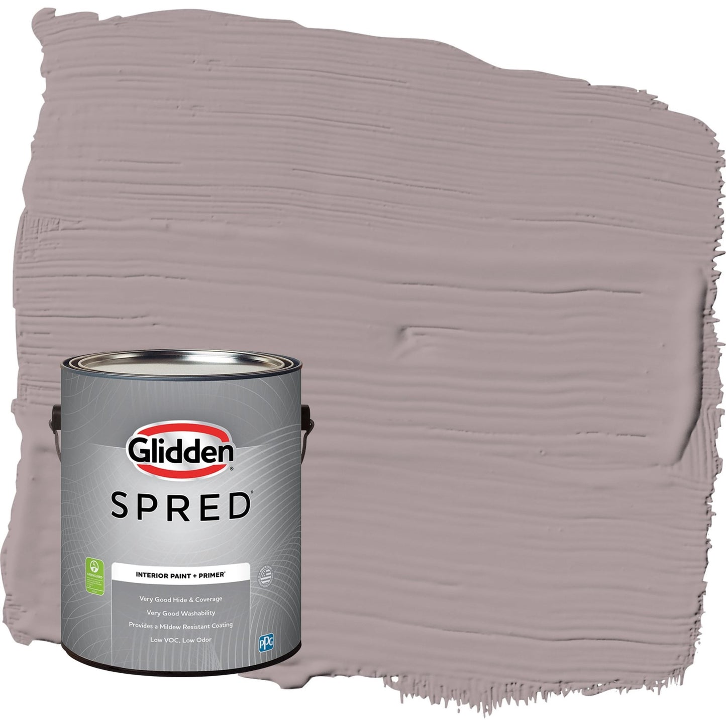 Glidden Spred Coffee Custard / Purple, Eggshell Interior Paint with Primer, 1 Gallon