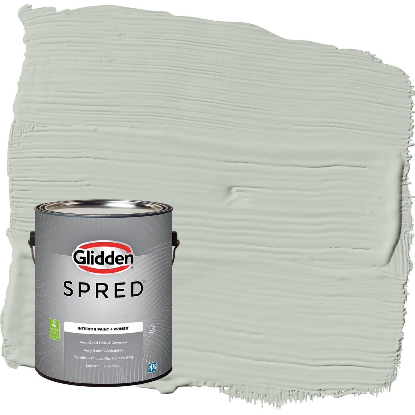 Glidden Spred Life Lesson / Green, Semi-Gloss Interior Paint with Primer, 1 Gallon