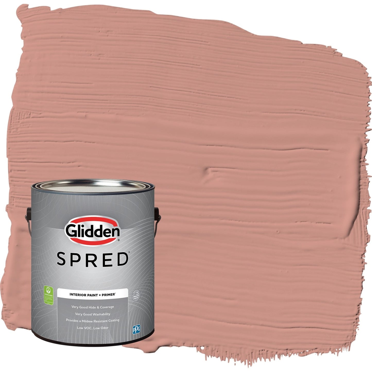 Glidden Spred Long Weekend / Orange, Eggshell Interior Paint with Primer, 1 Gallon