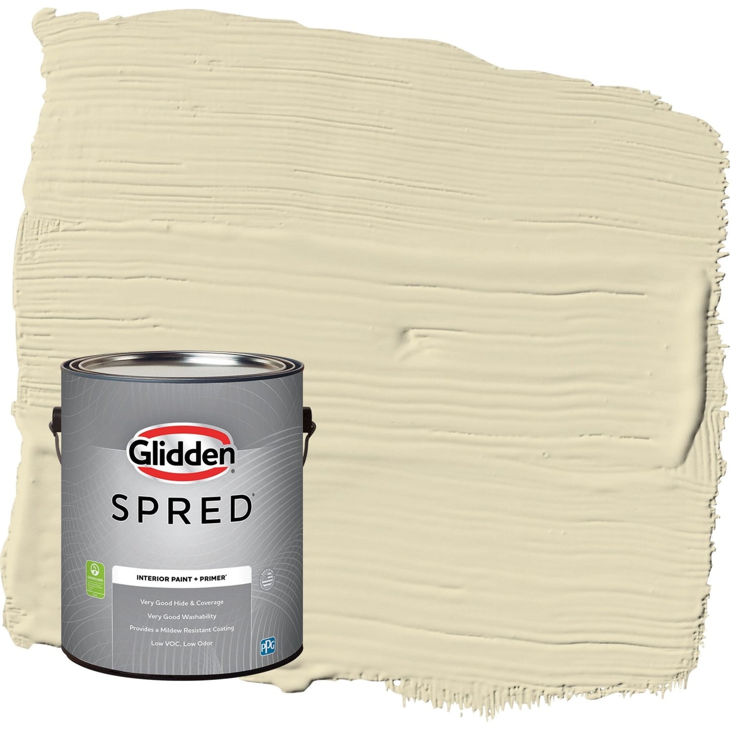 Glidden Spred Namaste / Green, Eggshell Interior Paint with Primer, 1 Gallon