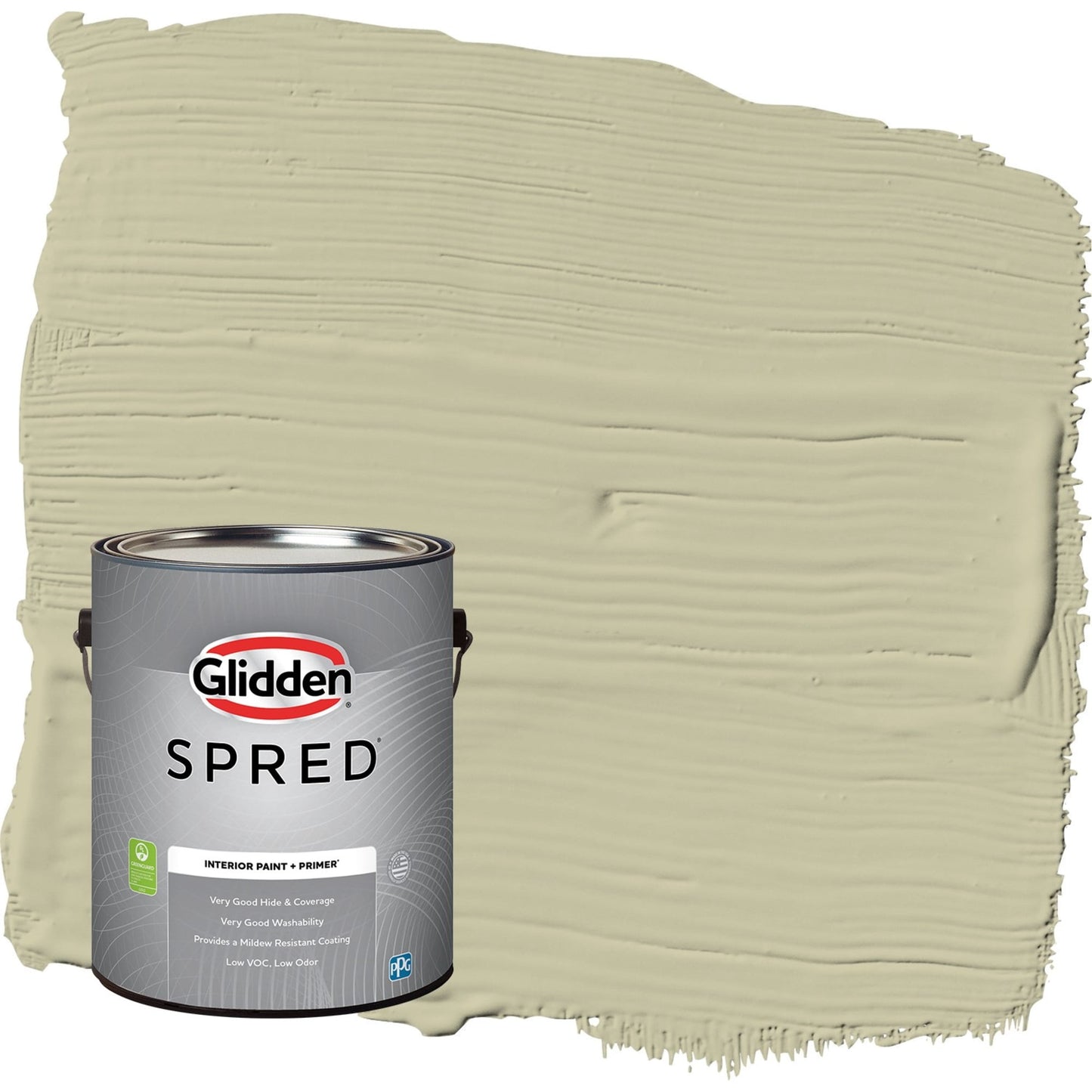 Glidden Spred Northern Landscape / Green, Flat Interior Paint with Primer, 1 Gallon