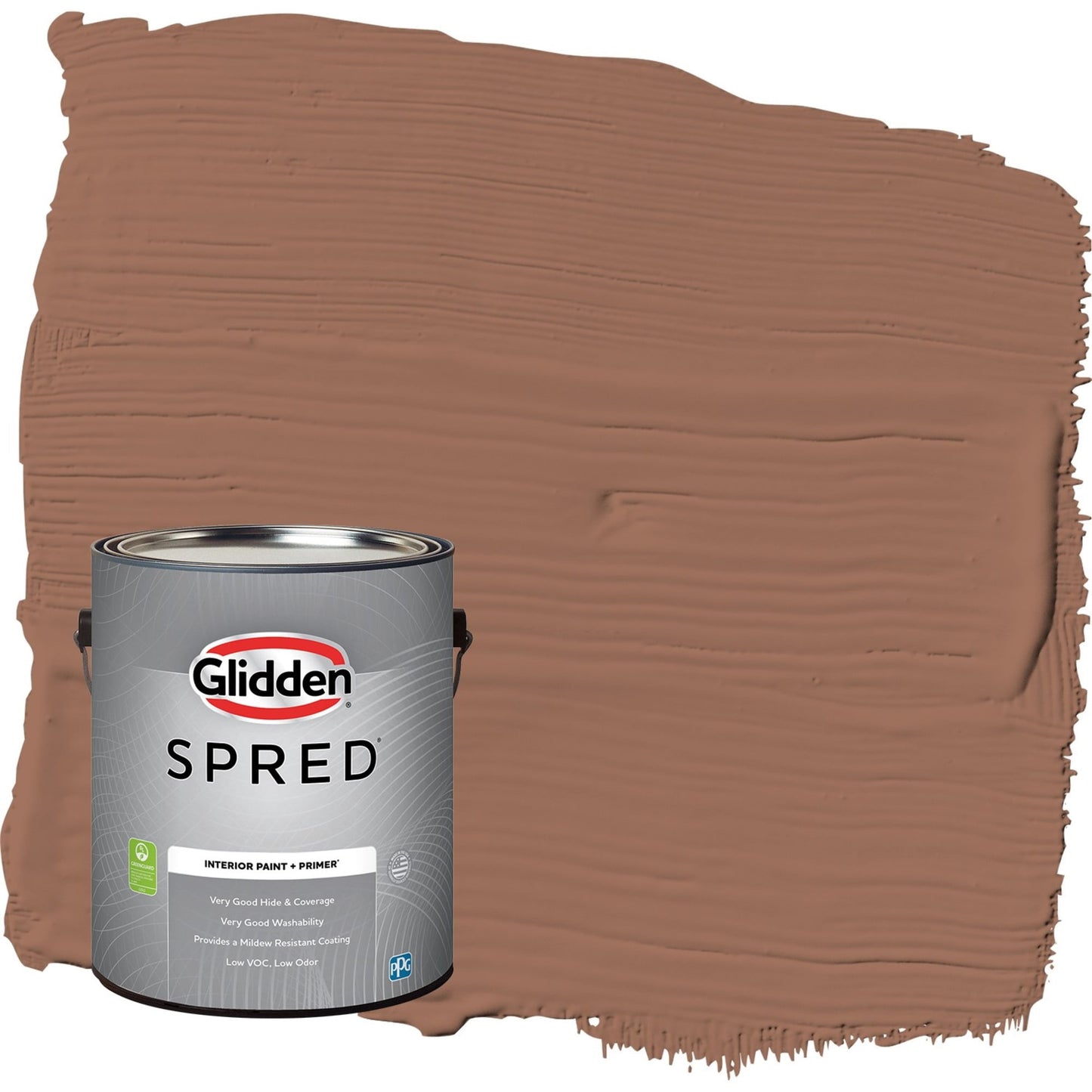 Glidden Spred Prairie Fire / Beige, Flat Interior Paint with Primer, 1 Gallon