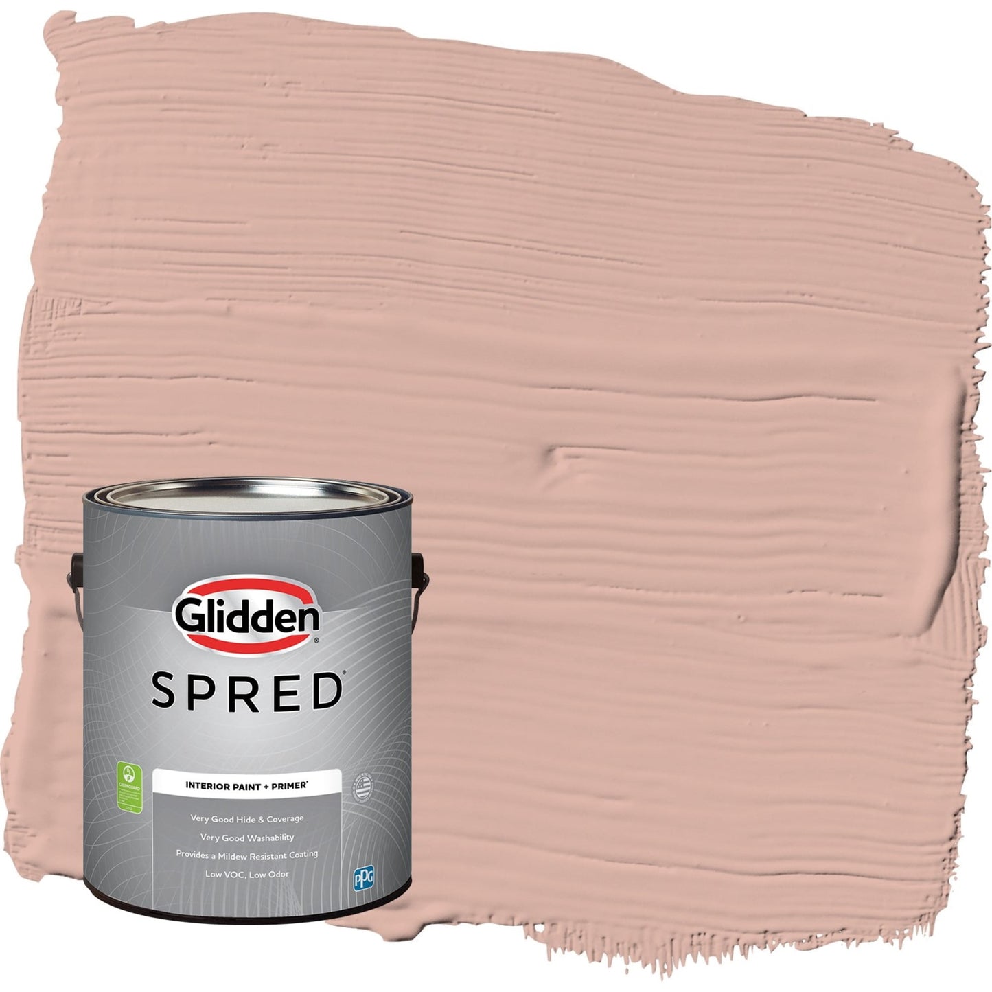 Glidden Spred Sandpaper / Orange, Flat Interior Paint with Primer, 1 Gallon