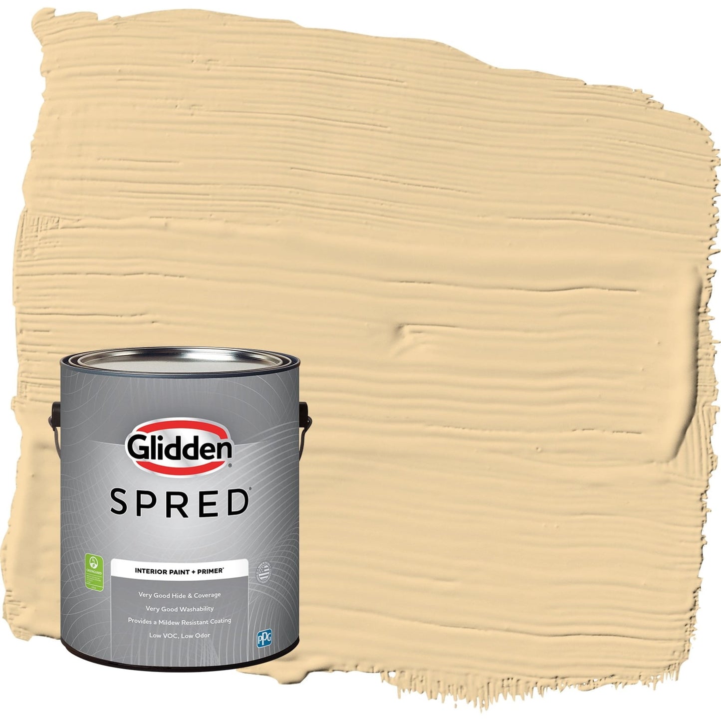 Glidden Spred Spice is Nice / Yellow, Semi-Gloss Interior Paint with Primer, 1 Gallon
