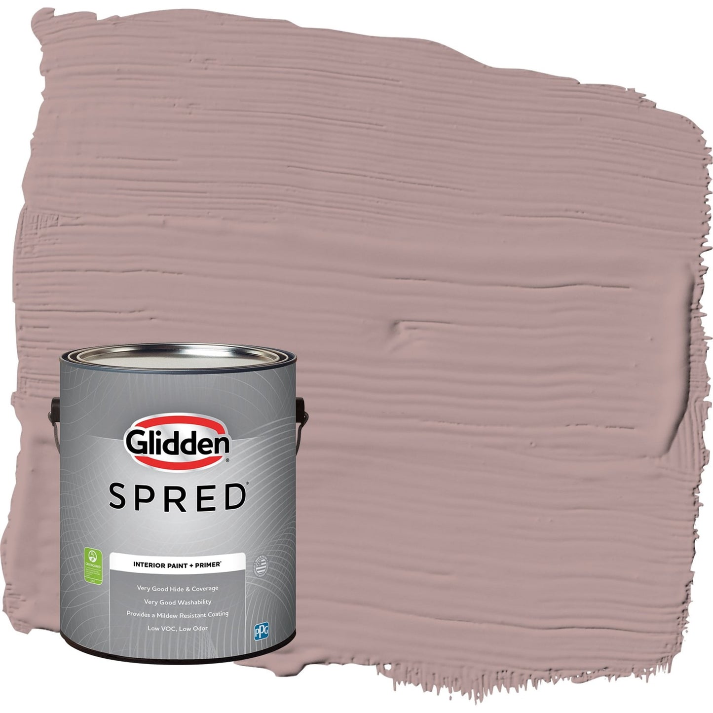 Glidden Spred Tawny Mushroom / Pink, Flat Interior Paint with Primer, 1 Gallon