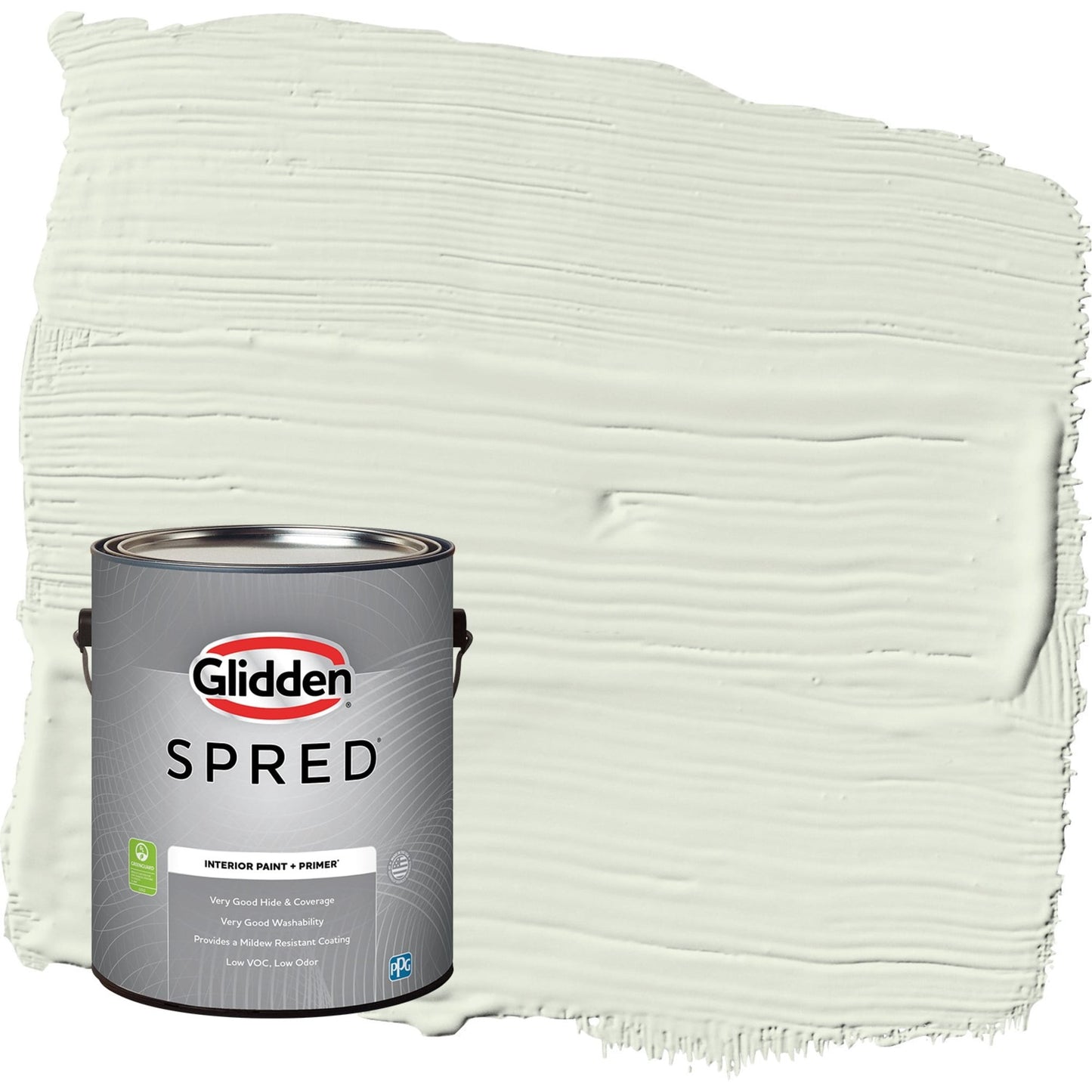 Glidden Spred Touch of Lime / Green, Semi-Gloss Interior Paint with Primer, 1 Gallon