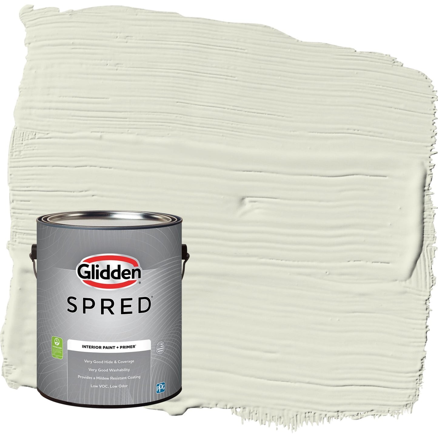 Glidden Spred Wild Wheat / Green, Flat Interior Paint with Primer, 1 Gallon
