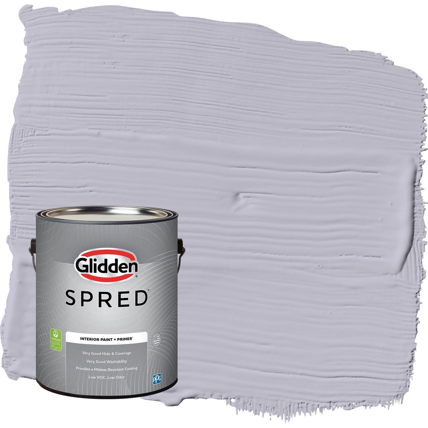 Glidden Spred Silverberry / Purple, Semi-Gloss Interior Paint with Primer, 1 Gallon