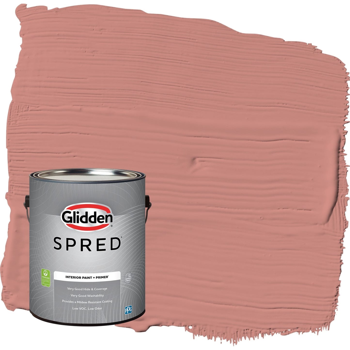Glidden Spred Sunstone / Orange, Semi-Gloss Interior Paint with Primer, 1 Gallon