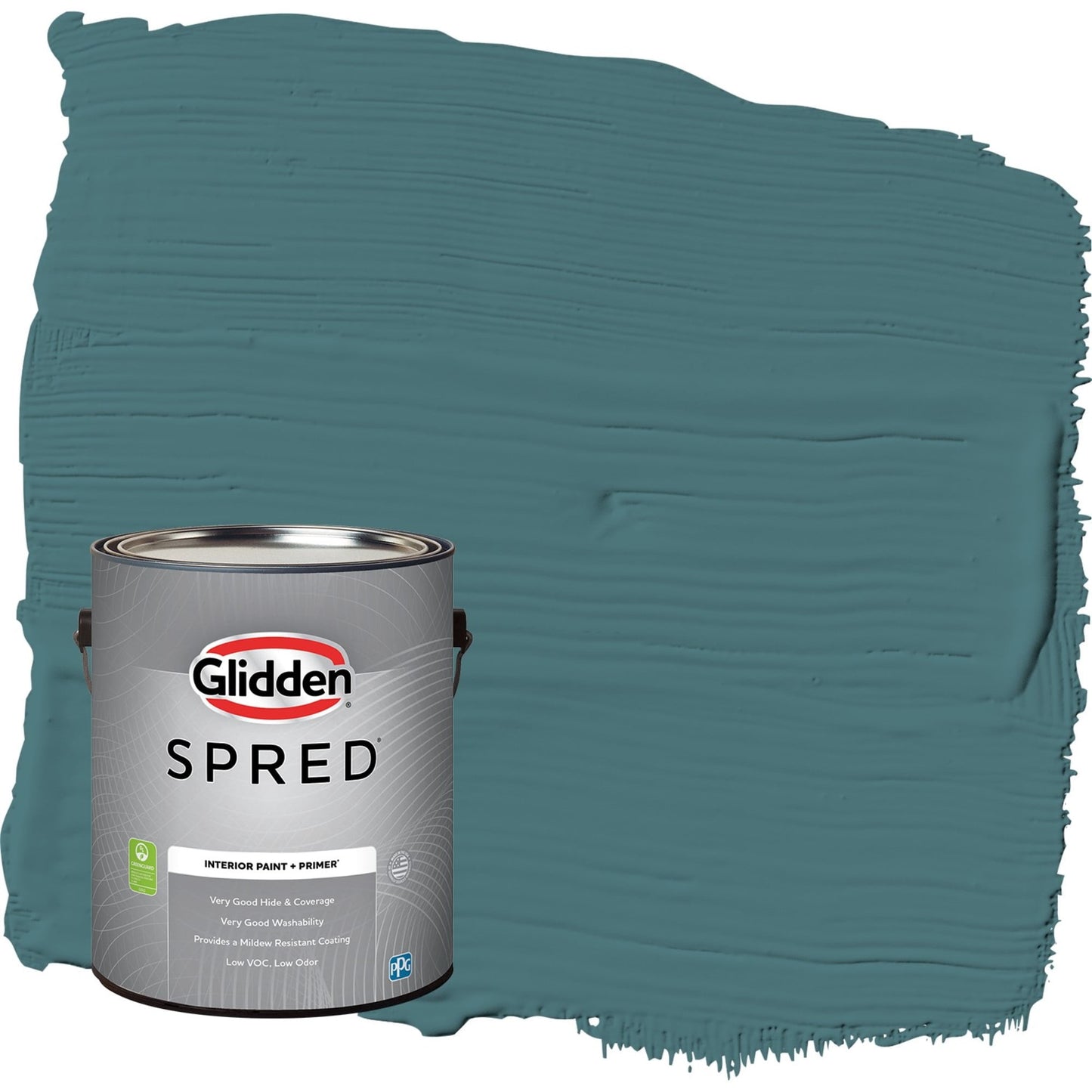 Glidden Spred Vining Ivy / Green, Eggshell Interior Paint with Primer, 1 Gallon