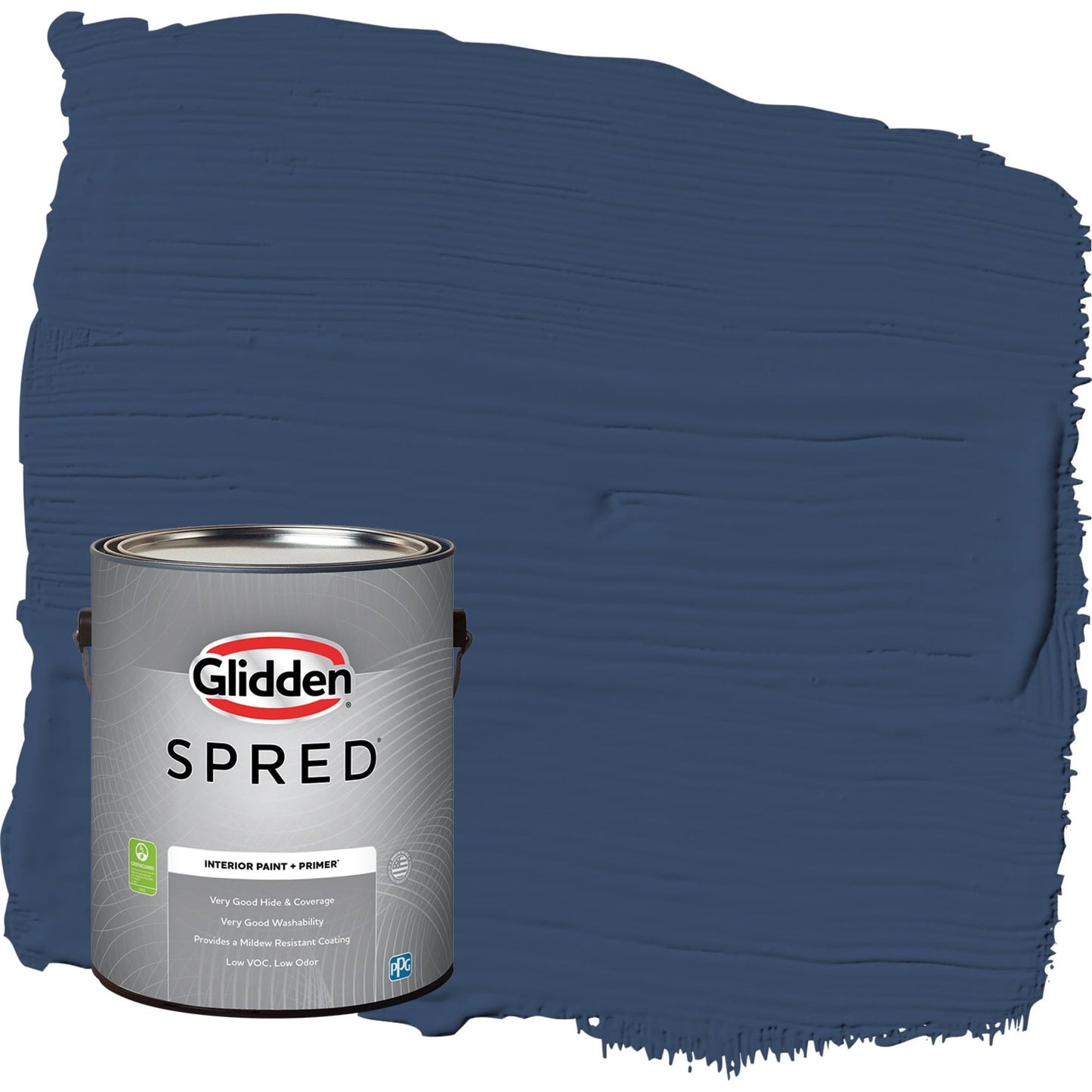 Glidden Spred Annapolis Blue Eggshell Interior Paint with Primer, 1 Gallon