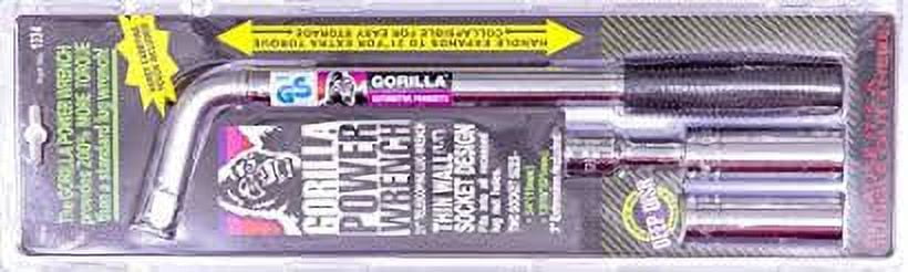 Gorilla 1334, 17.59 in x 5.36 in x 0.72 in Telescoping Handle Power Lug Wrench