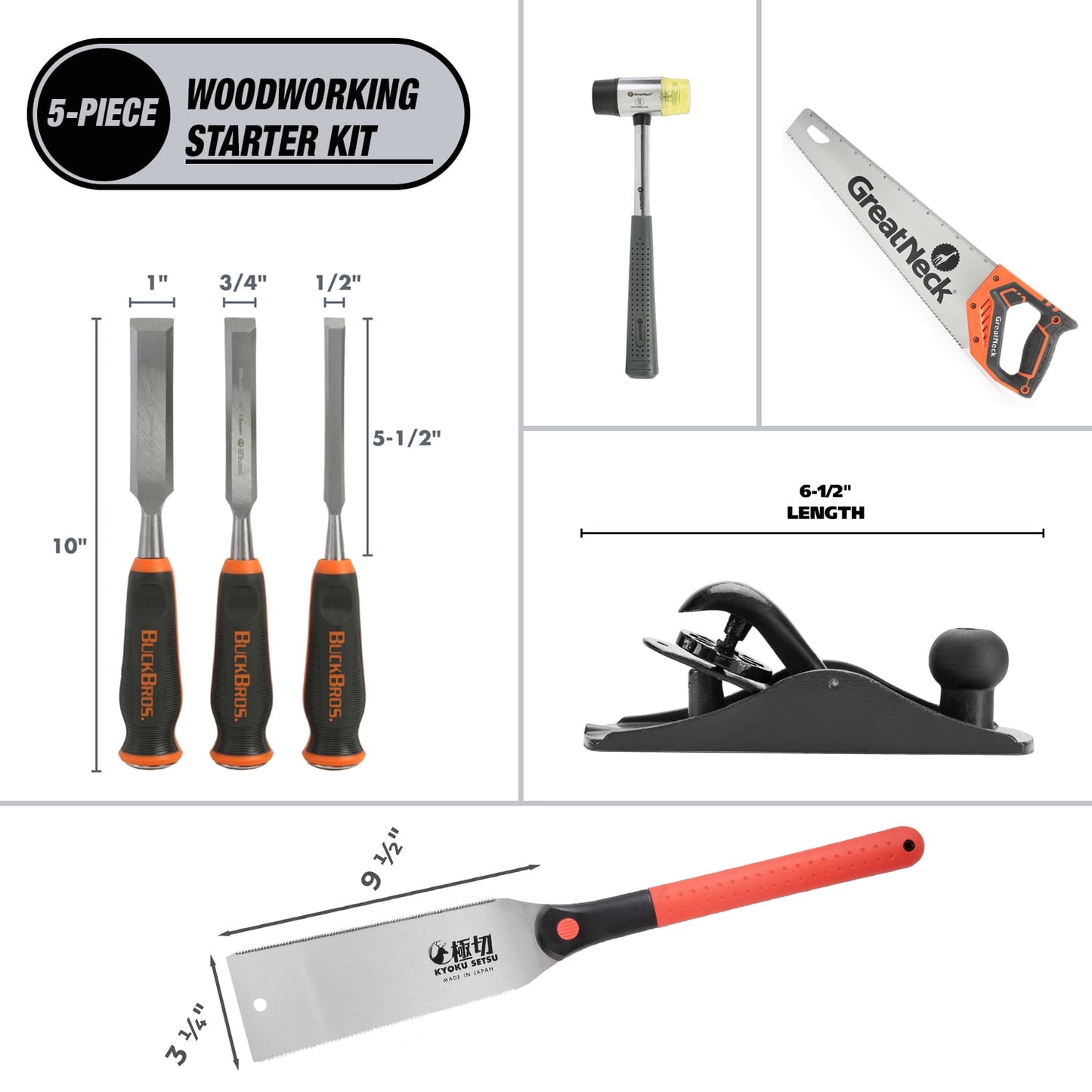 GreatNeck Woodworking Starter Kit