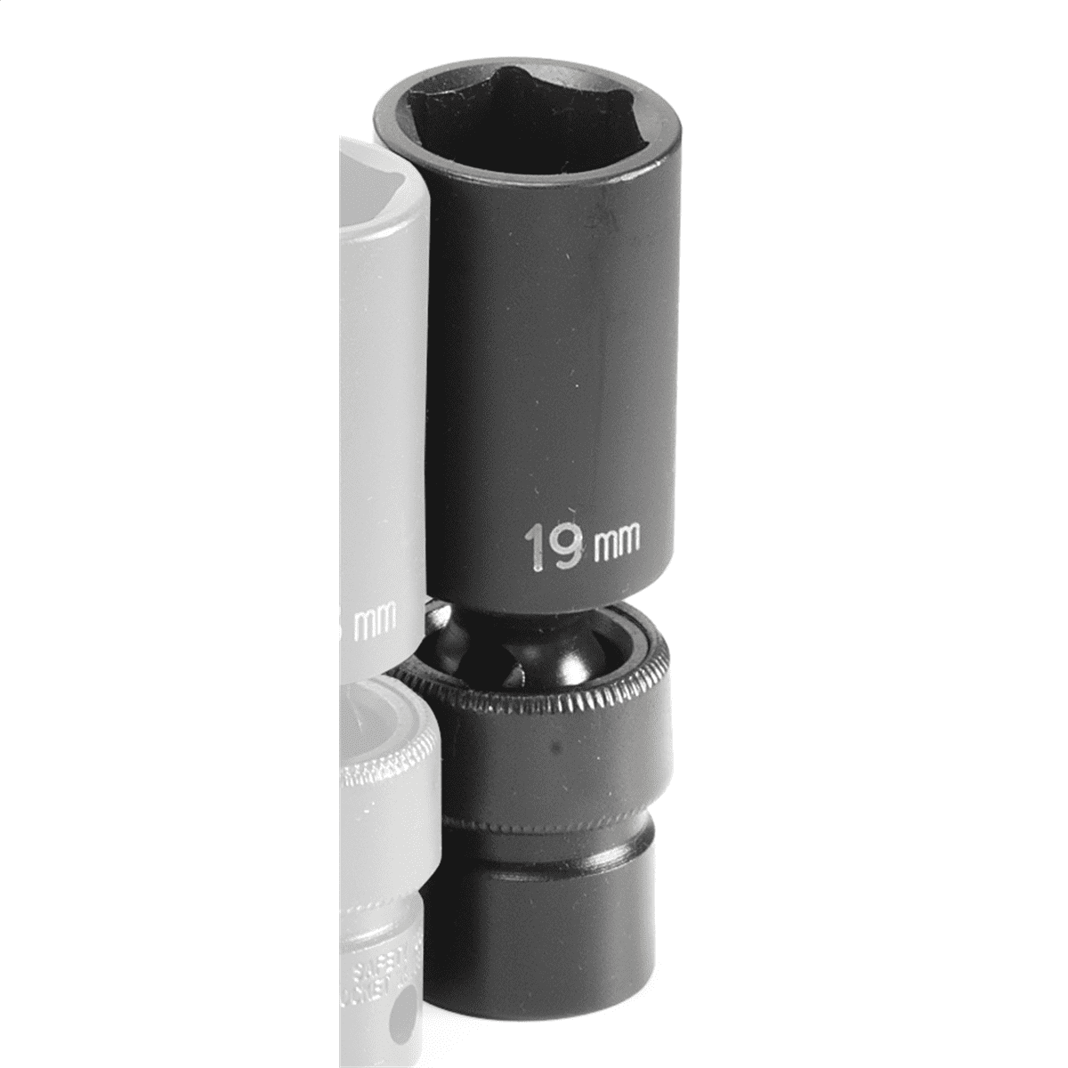 Grey Pneumatic 1019UMD 3/8" Drive Deep Metric Universal Impact Socket 19mm