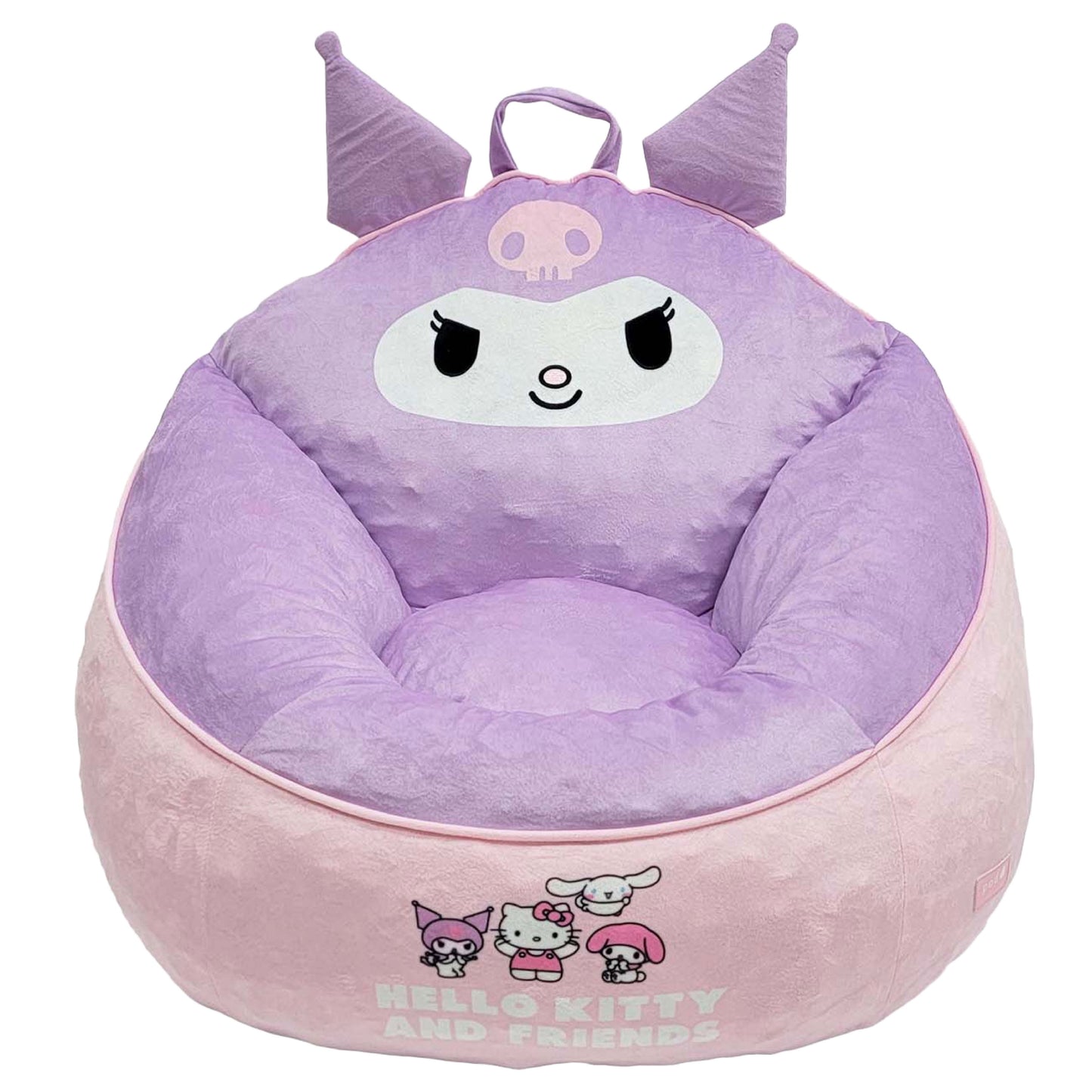 Hello Kitty Friends Kuromi Kids Compressed Foam Bean Bag Chair