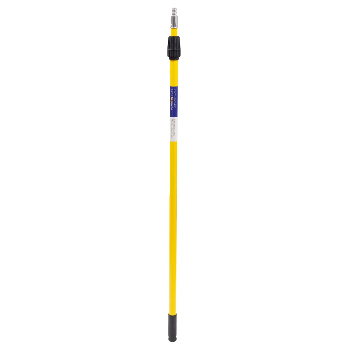 Help Mate Fiberglass Handle Extension Pole, Extendable, 2.15 lbs, Yellow